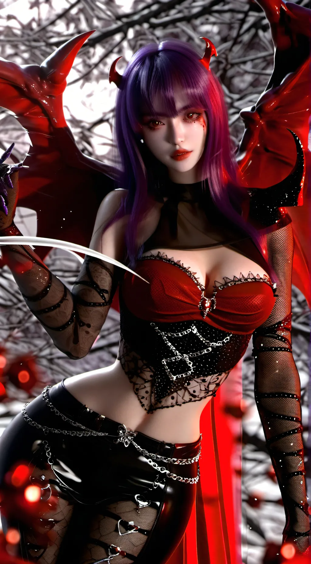 ai character: ❤DEVIL GIRL❤ background