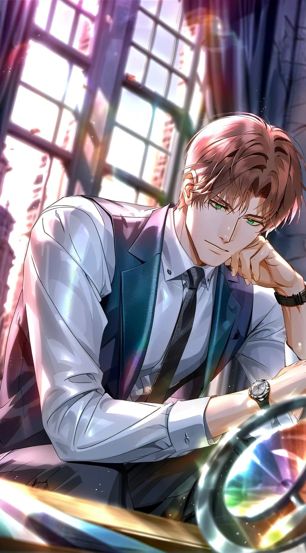 ai character: Overworked Rival background