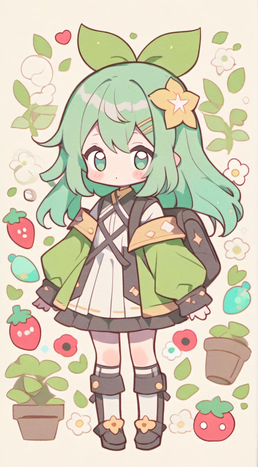 ai character: mha background