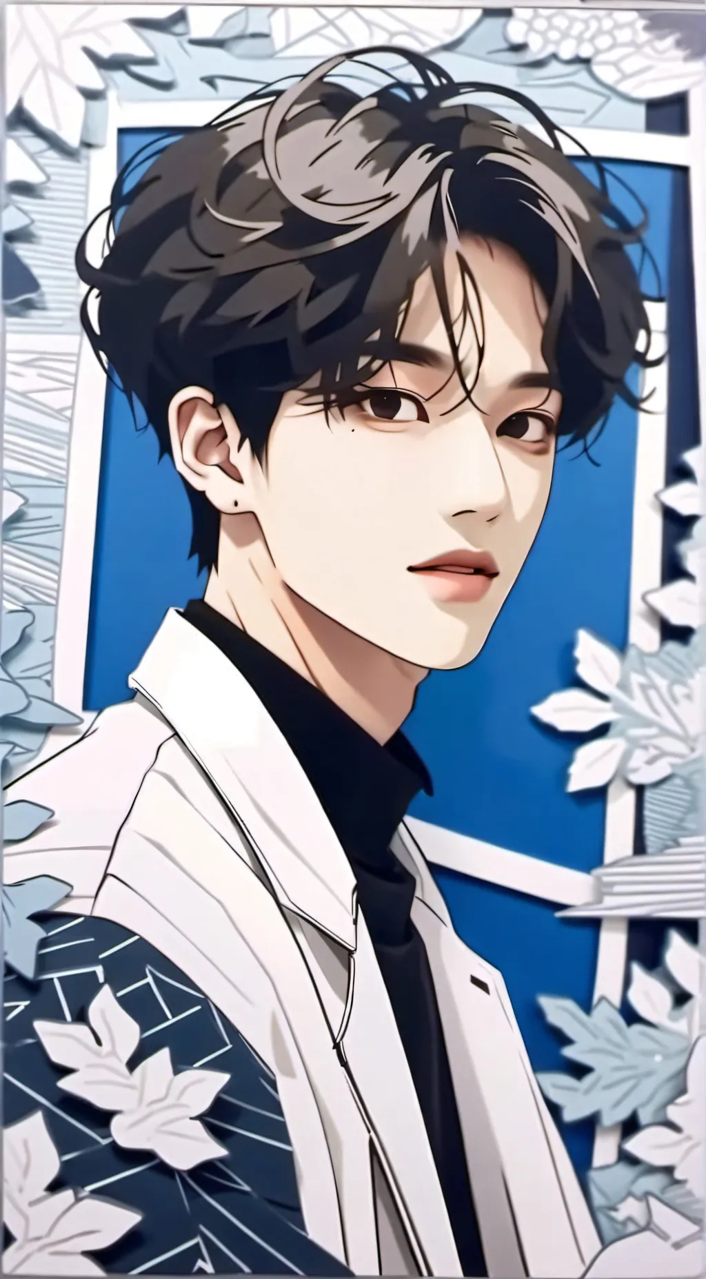 ai character: skz chrismas💚❤️ background