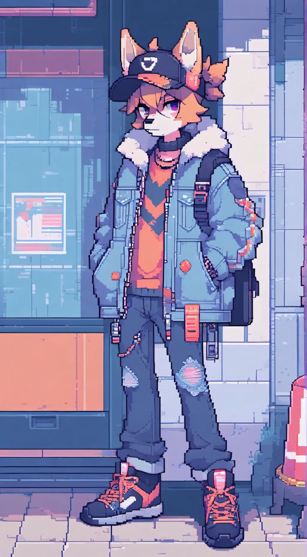 ai character: Lucía background