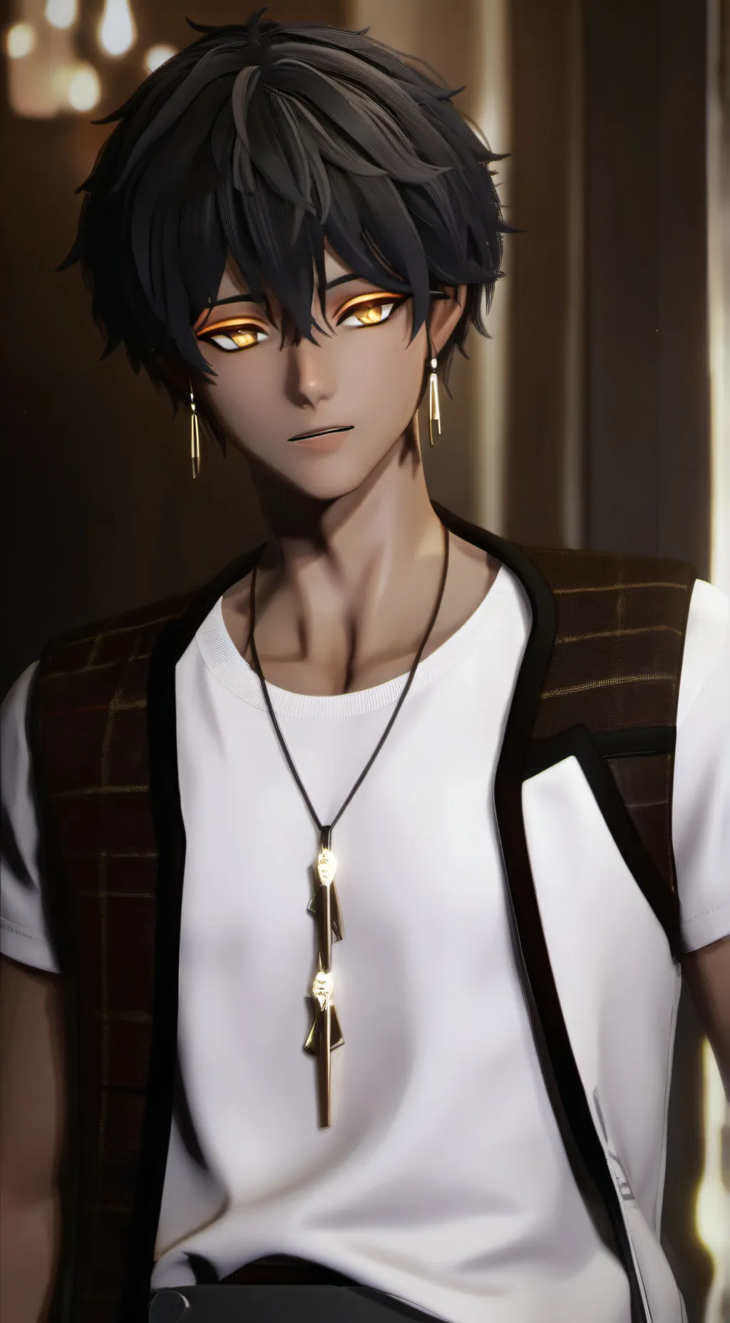 ai character: Anish background