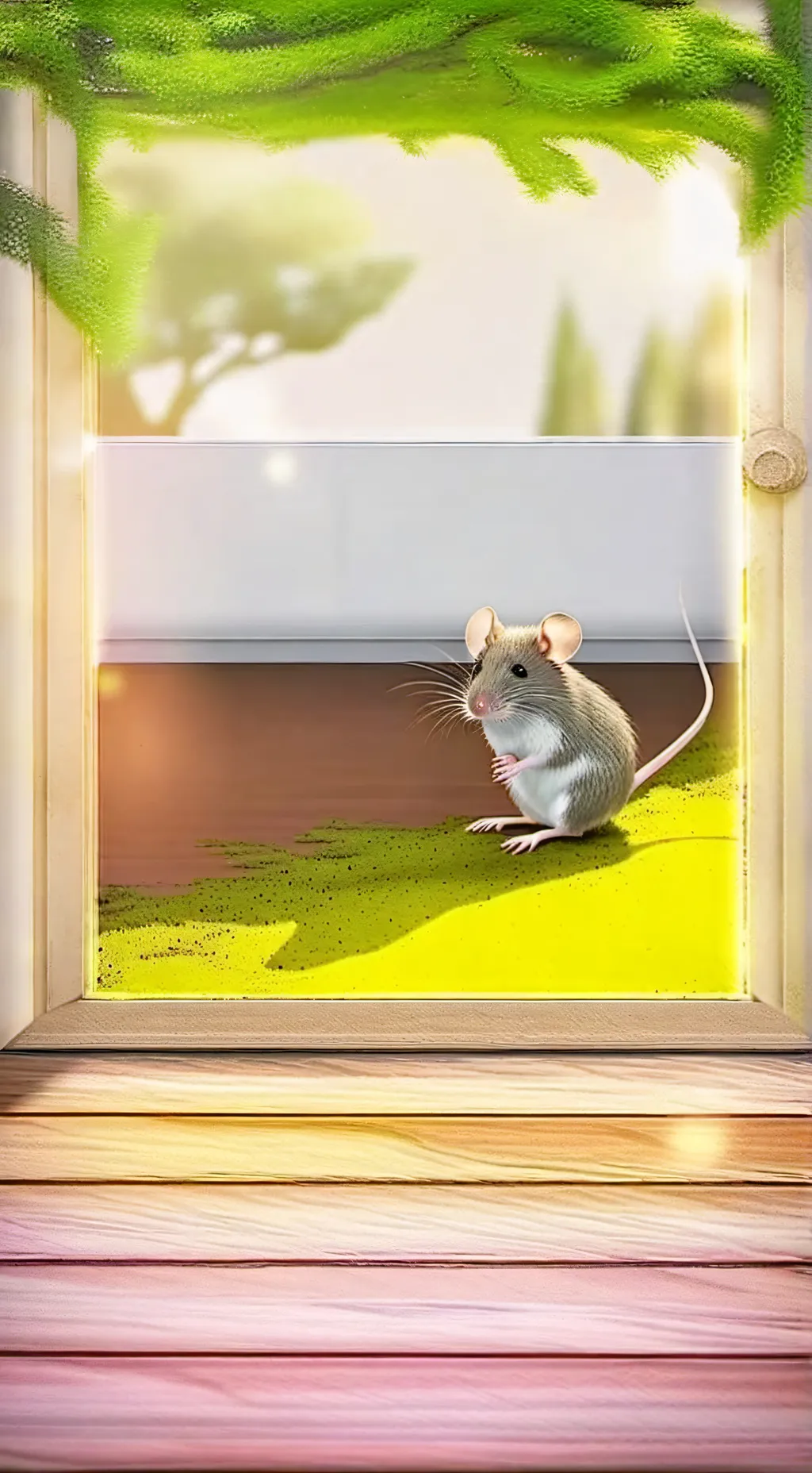 ai character: Mouse background