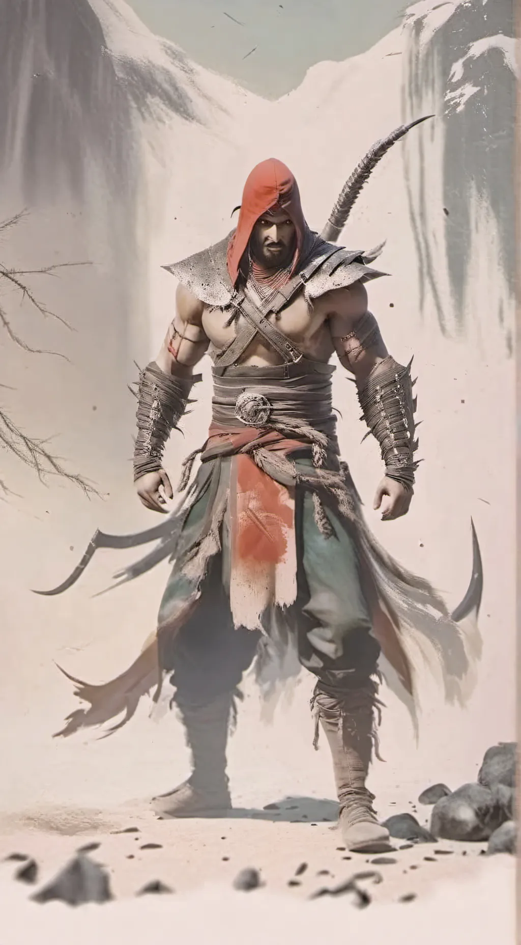 ai character: hh in mortalkombat background