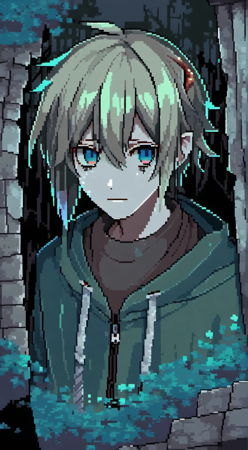 ai character: {Ben drowned} background