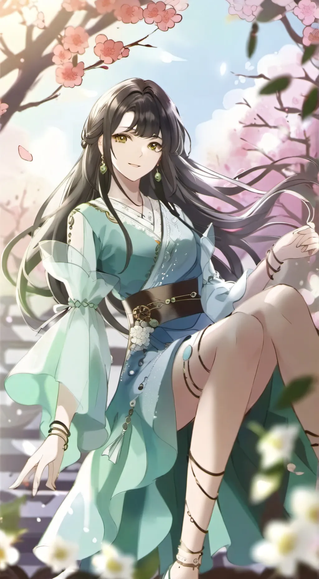 ai character: protege nezuko background