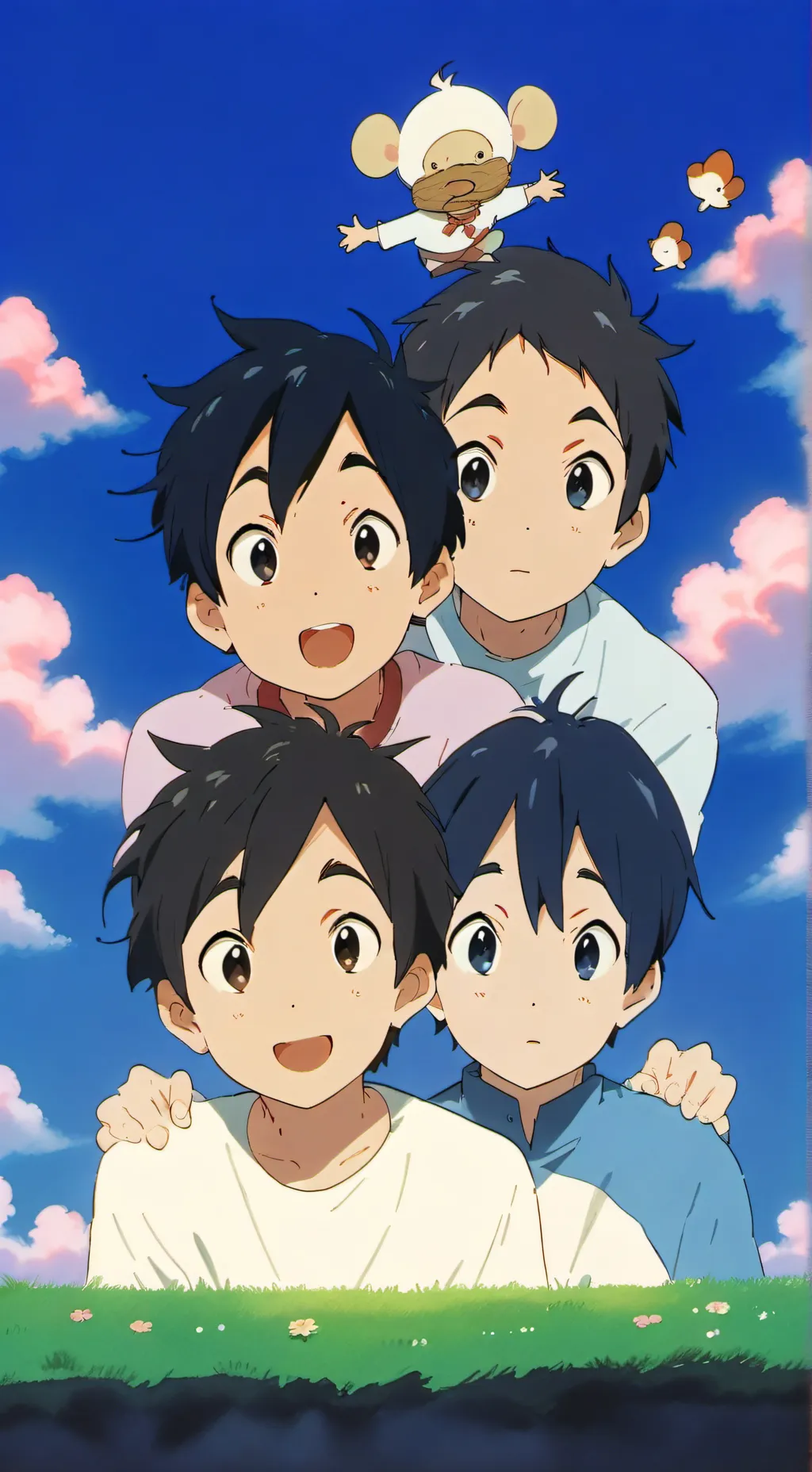 ai character: The Quads!!! background