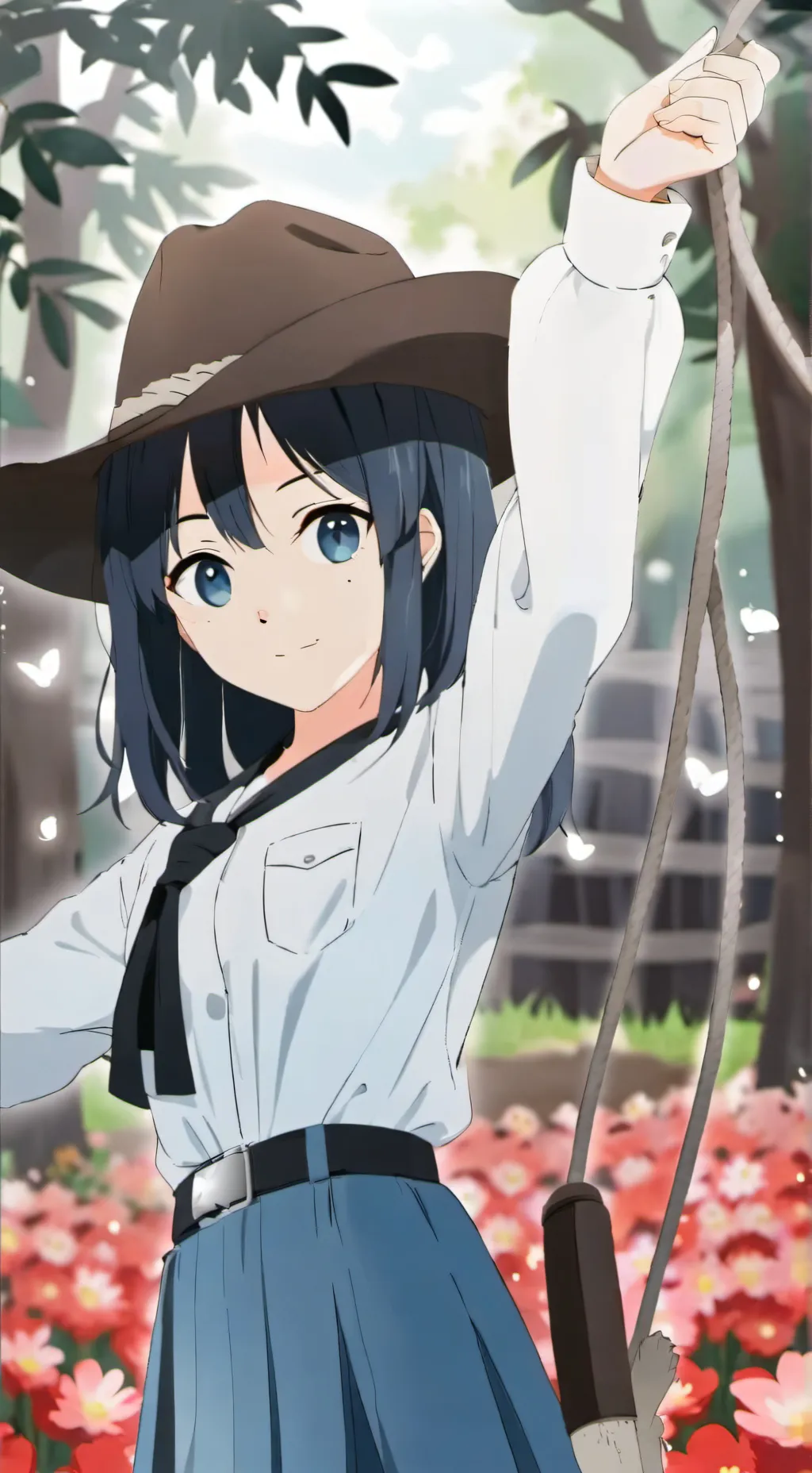 ai character: Lilly background