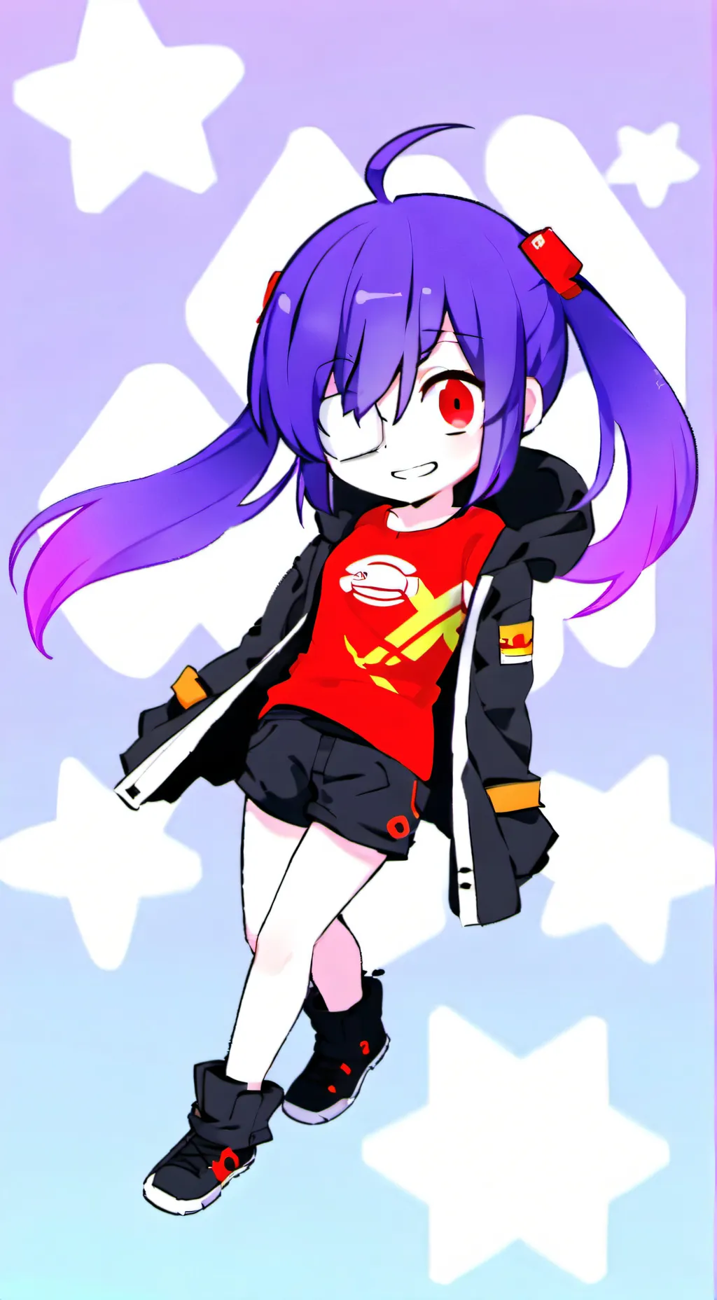ai character: T Padparadscha  background