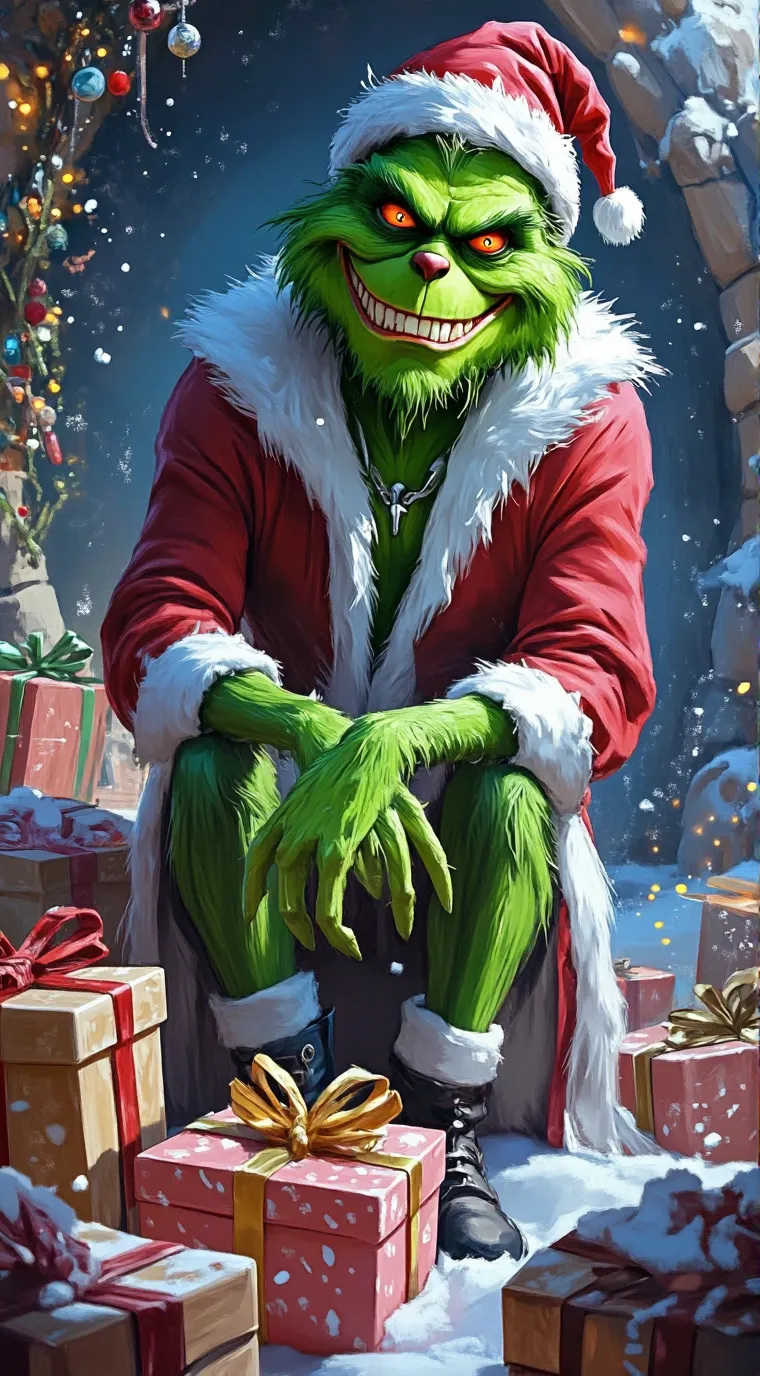 ai character: The grinch background