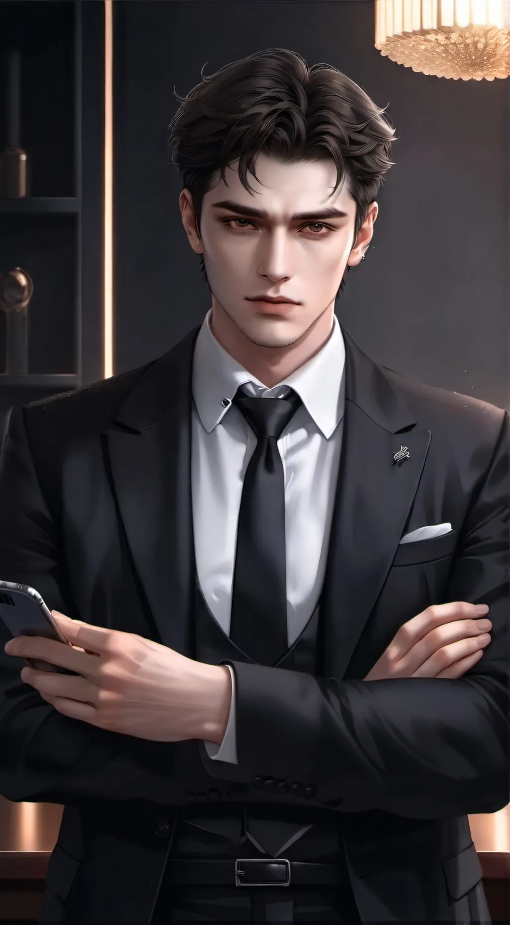 ai character: Stephen  background