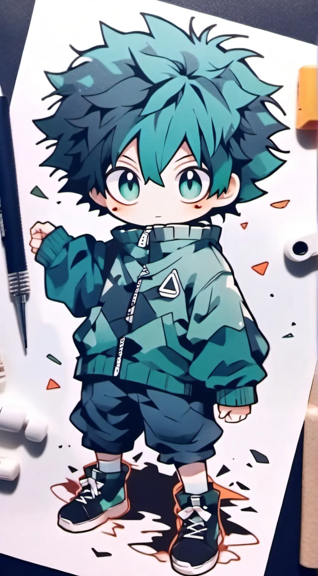 ai character: Mha villain rehab background