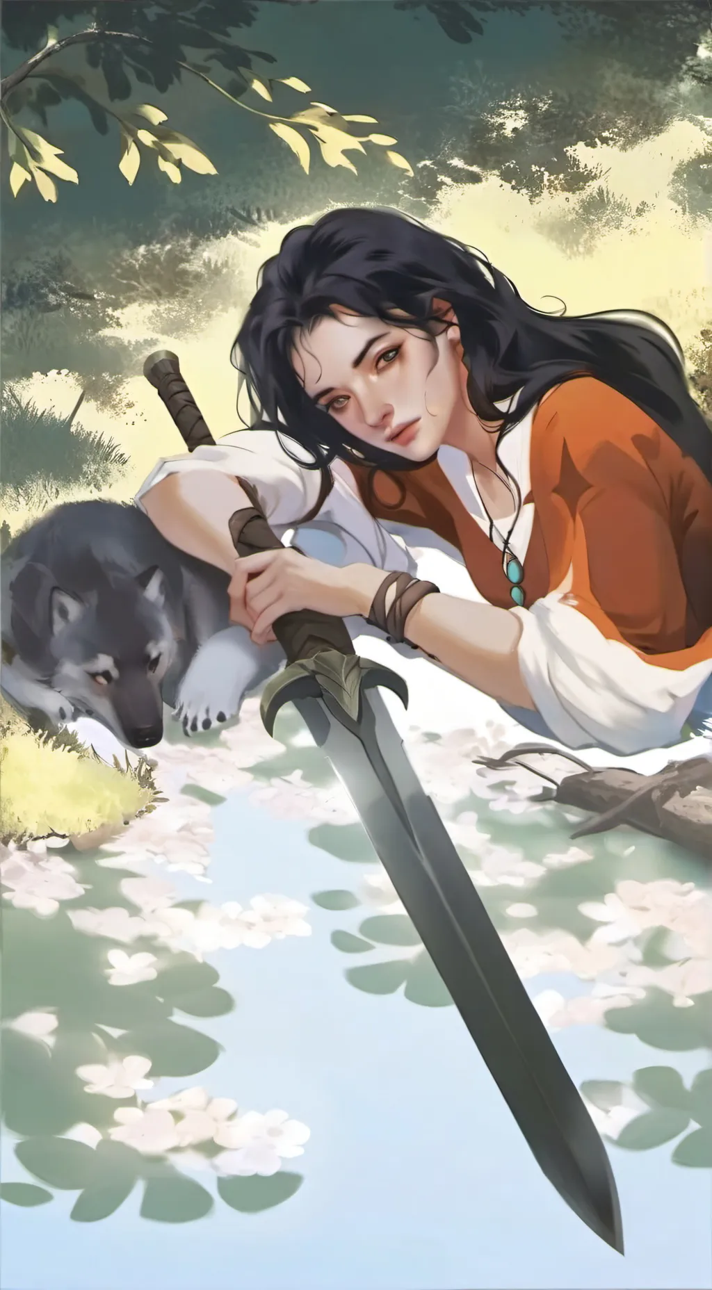 ai character: Malkah  background