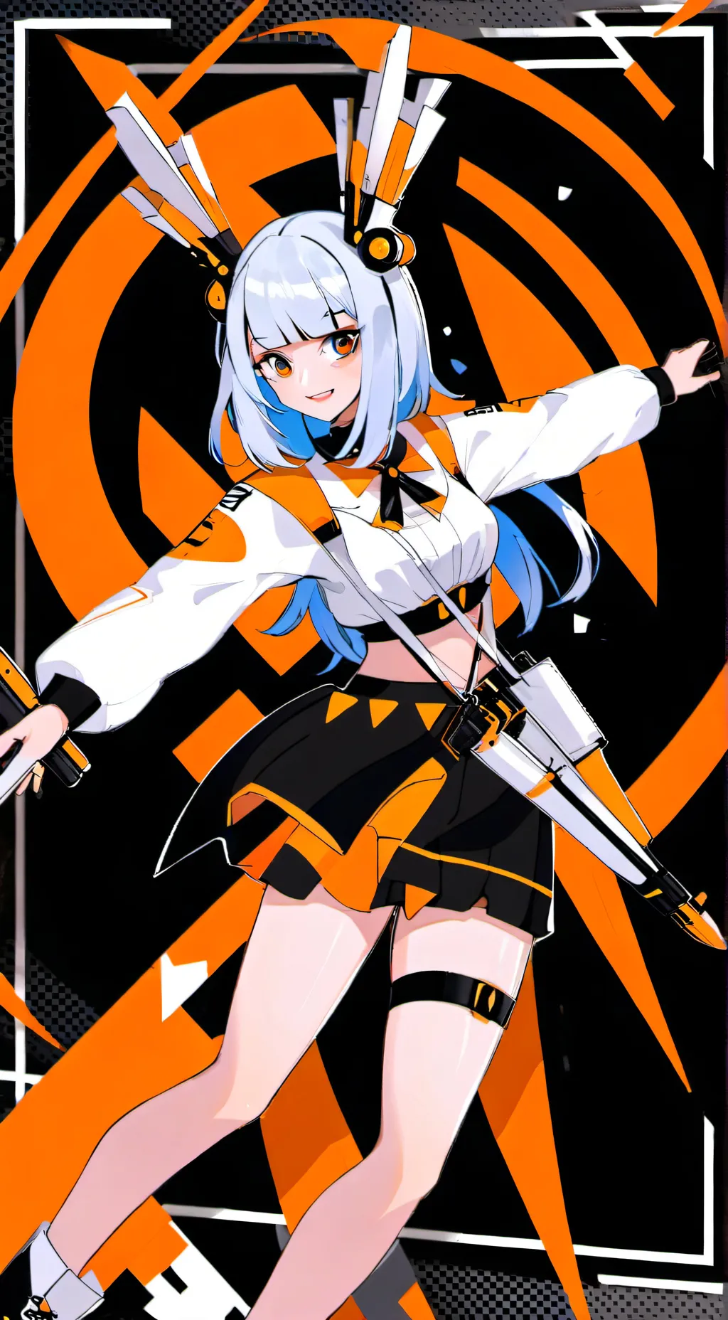 ai character: Mia N. Moon background