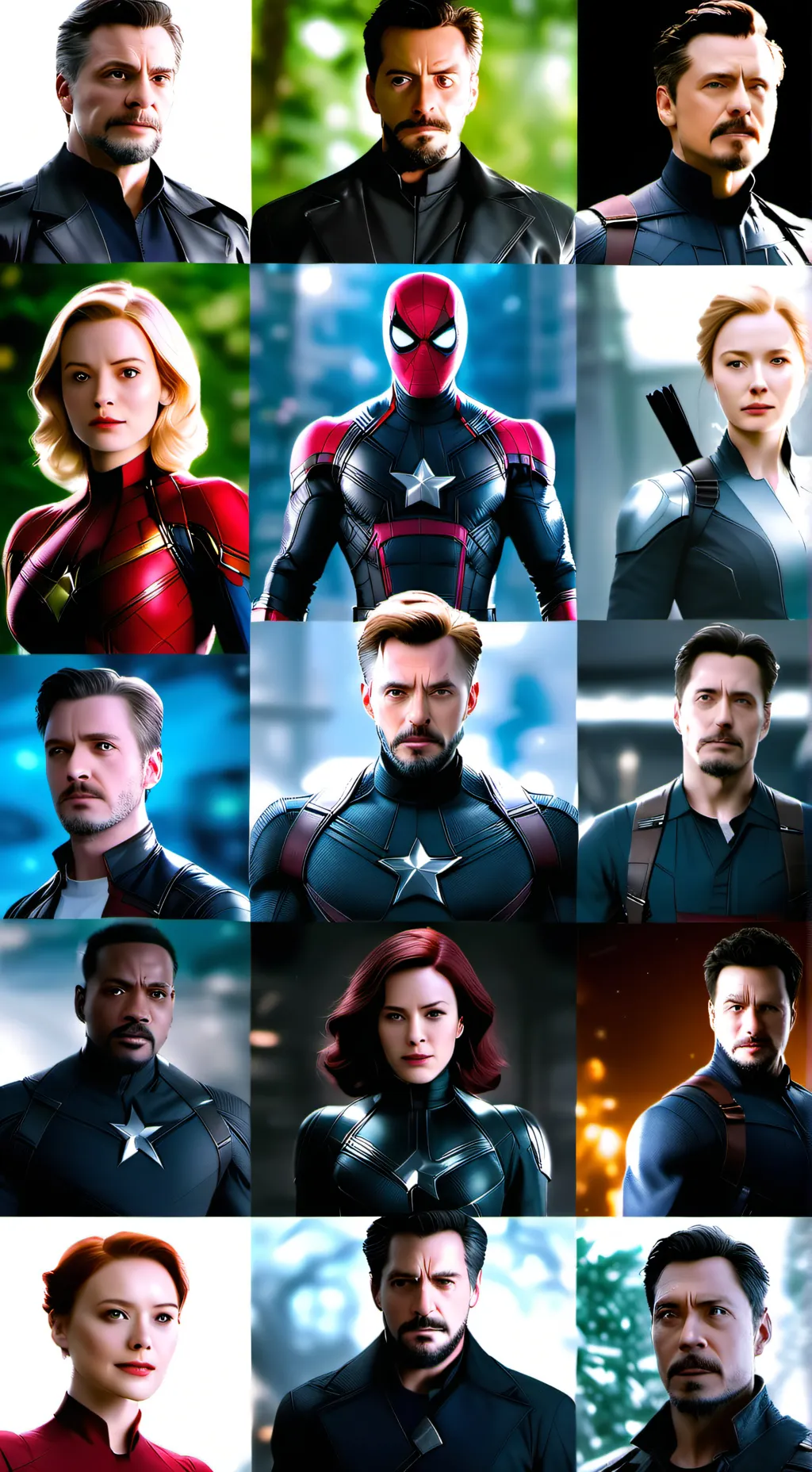 ai character: Avengers background