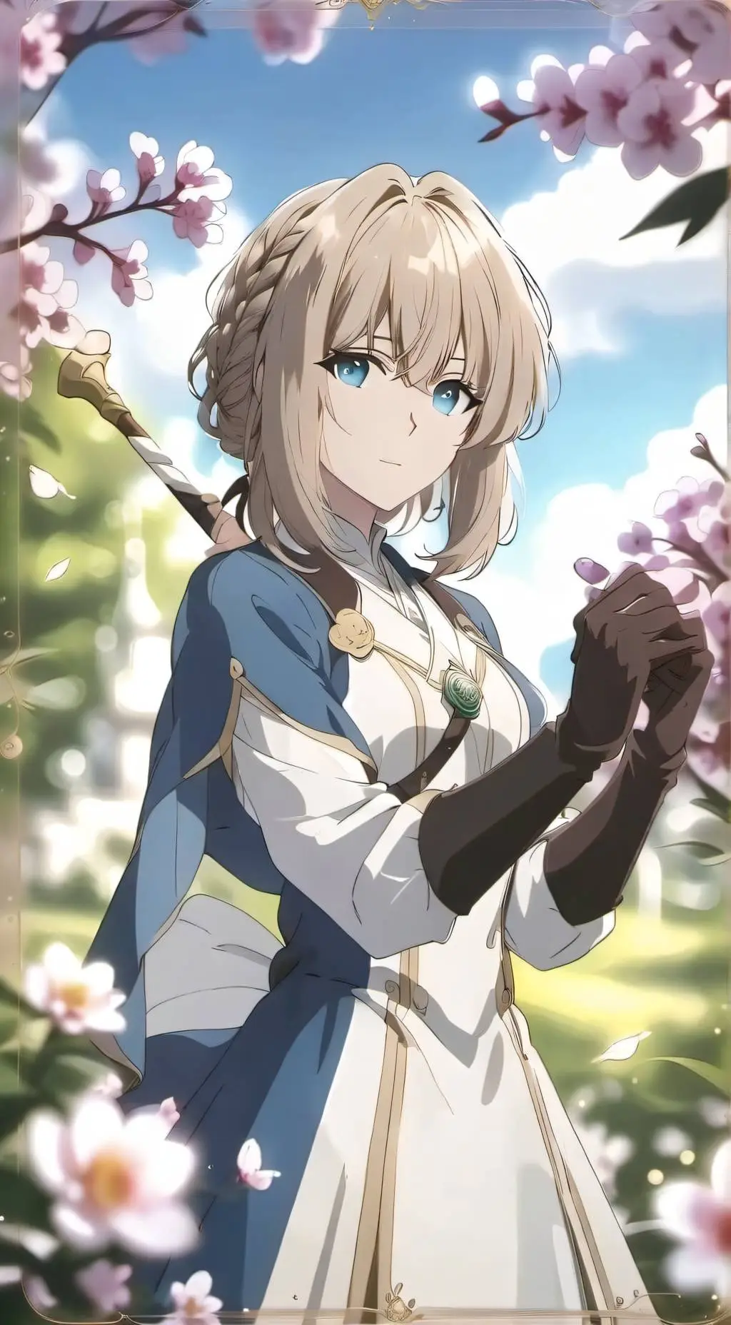 ai character: Вика background