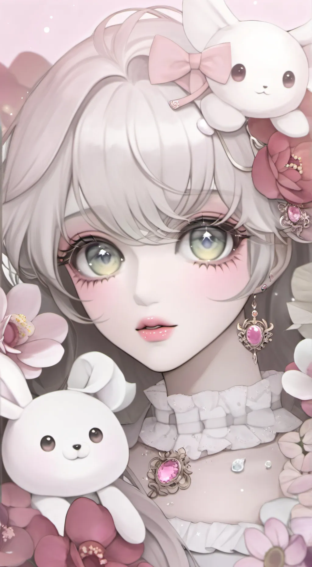 ai character: Rose background