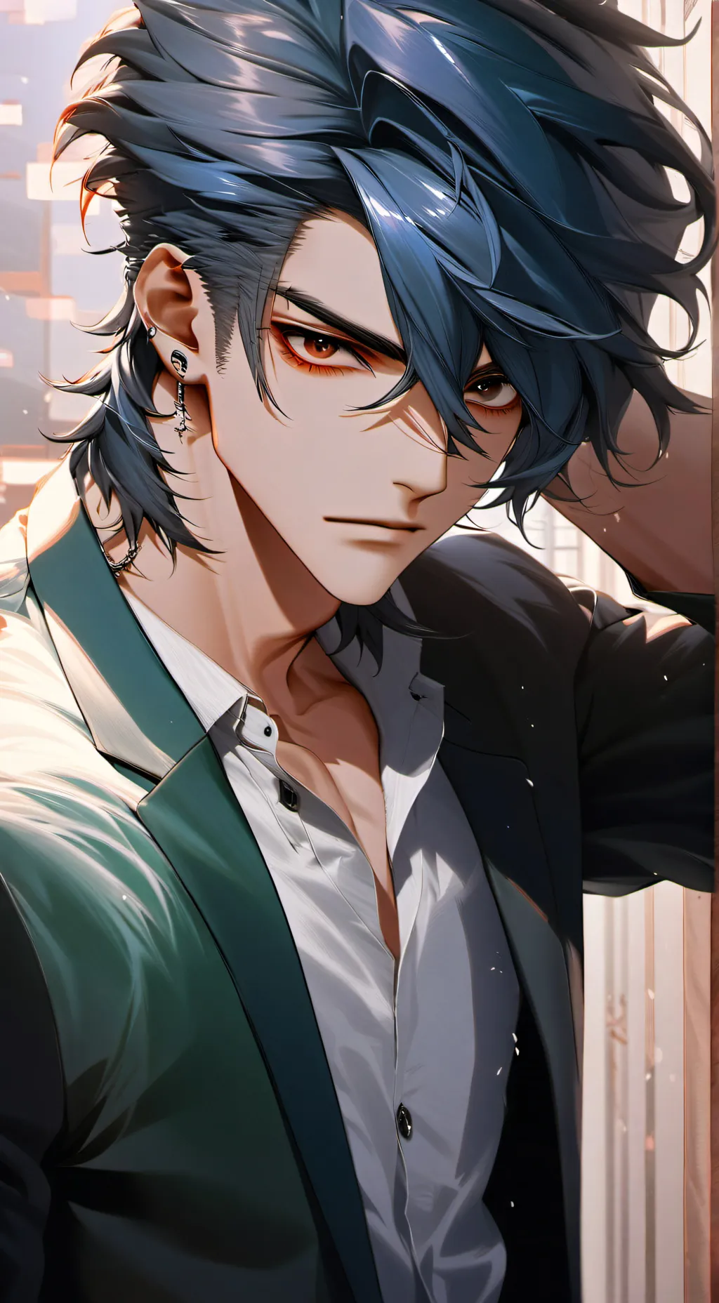 ai character: Leonardo background