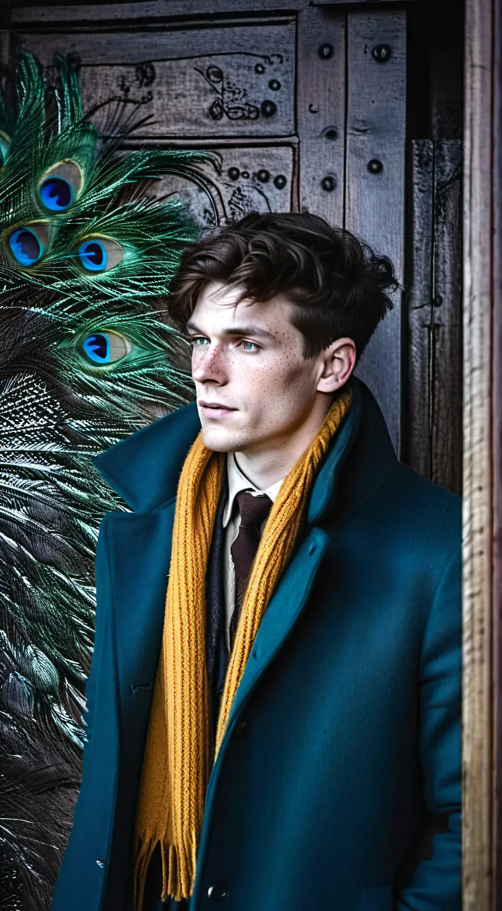 ai character: Newt Scamander background