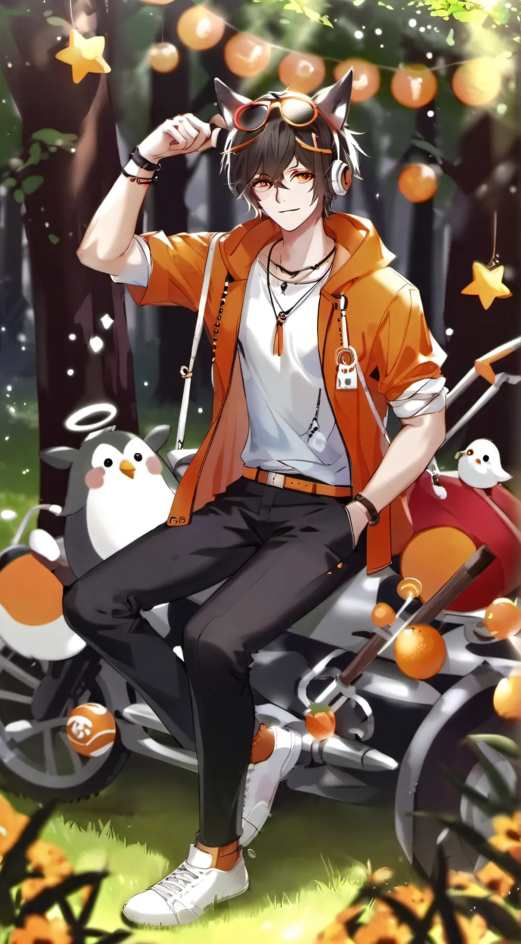 ai character: Oren background