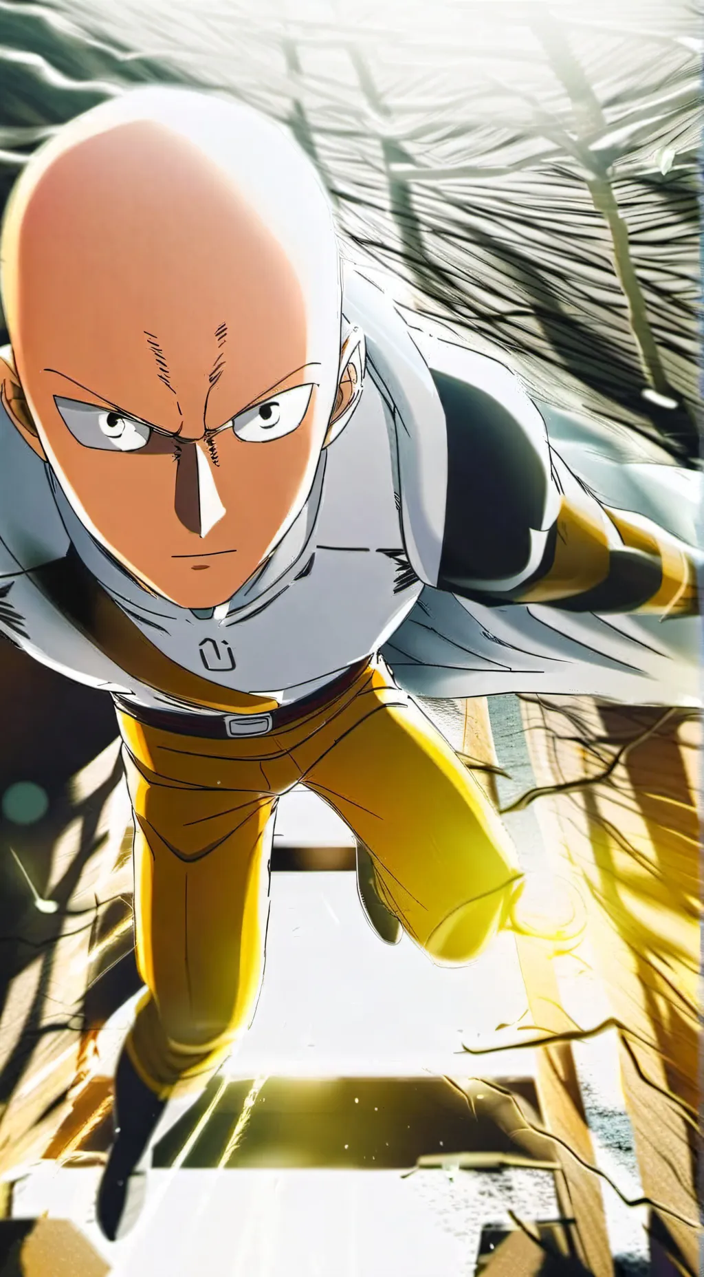 ai character: saitama background