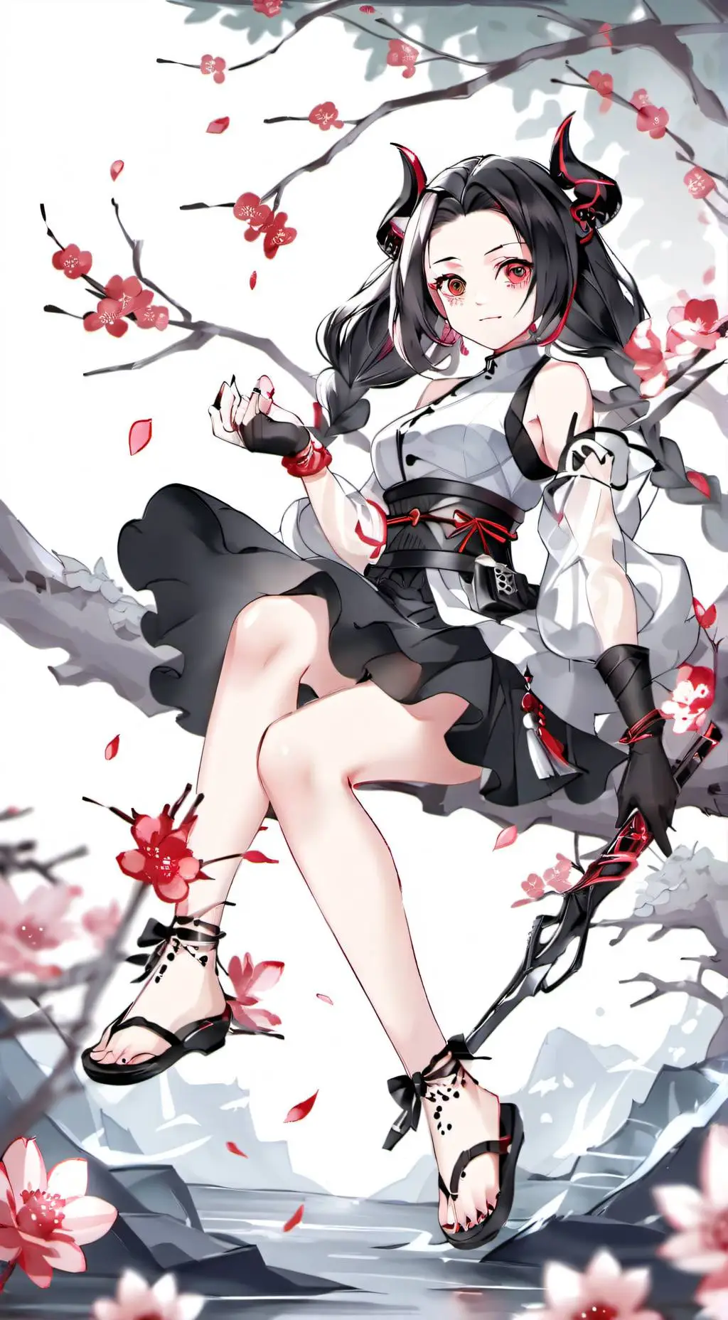ai character: KNY muzan's kid 2 background