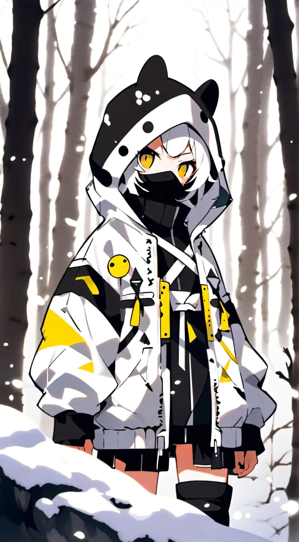 ai character: c murder drones background