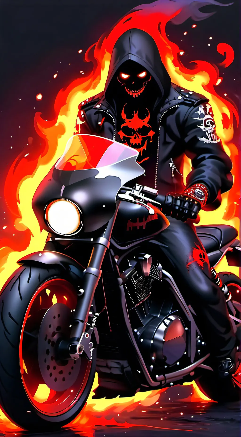 ai character: Hellfire  background