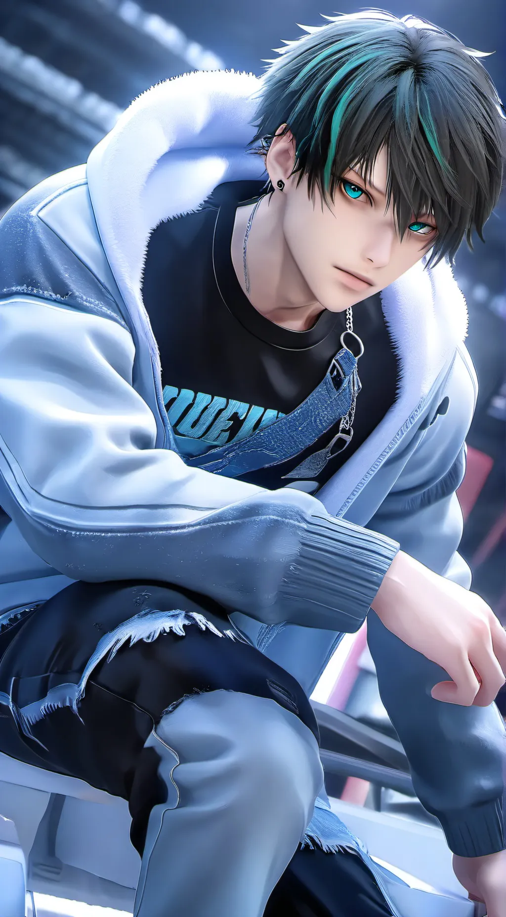 ai character: Tsukuyomi background