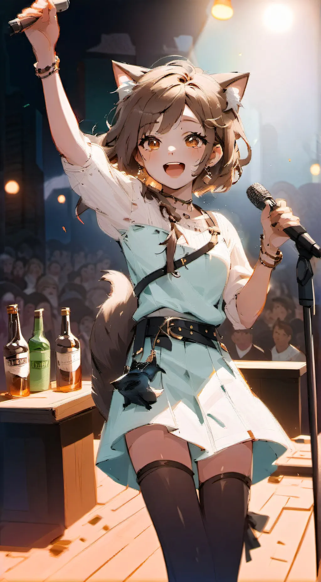 ai character: Lostie  background