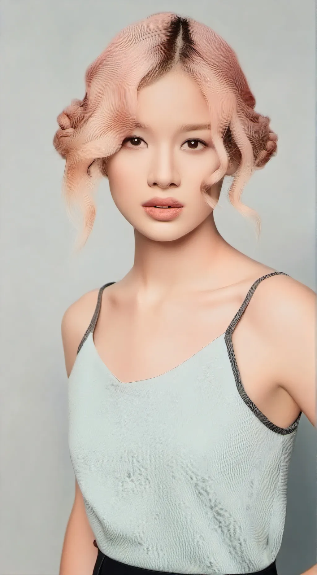 ai character: rosé background