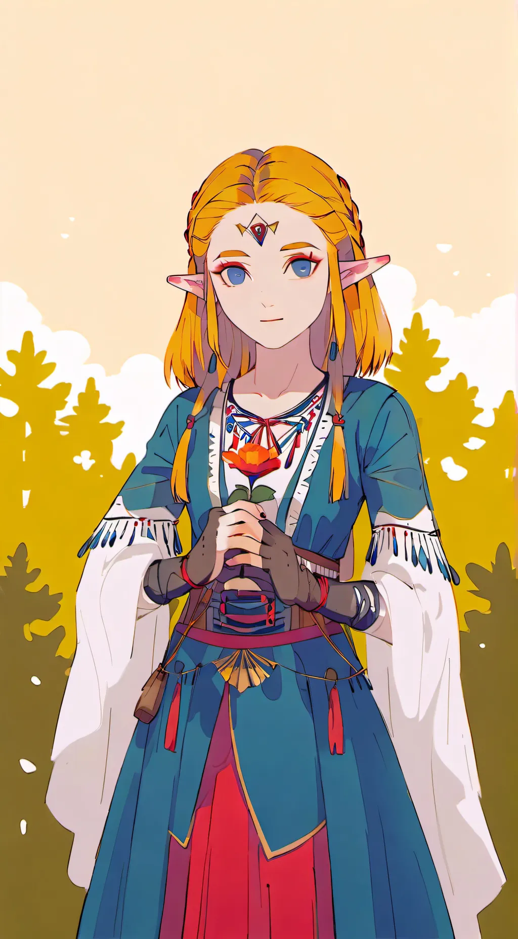 ai character: Zelda background