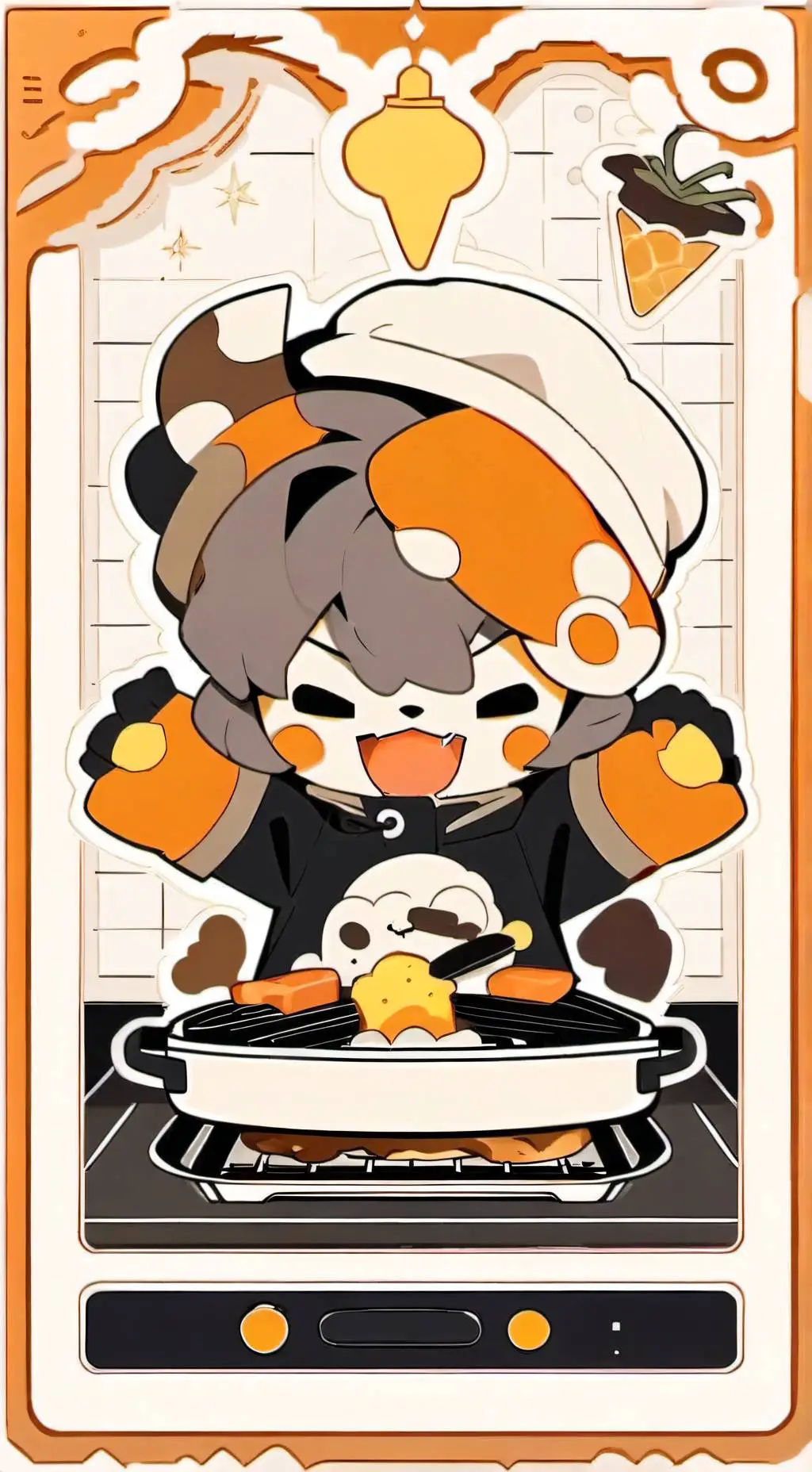 ai character: Fruitcake angst background