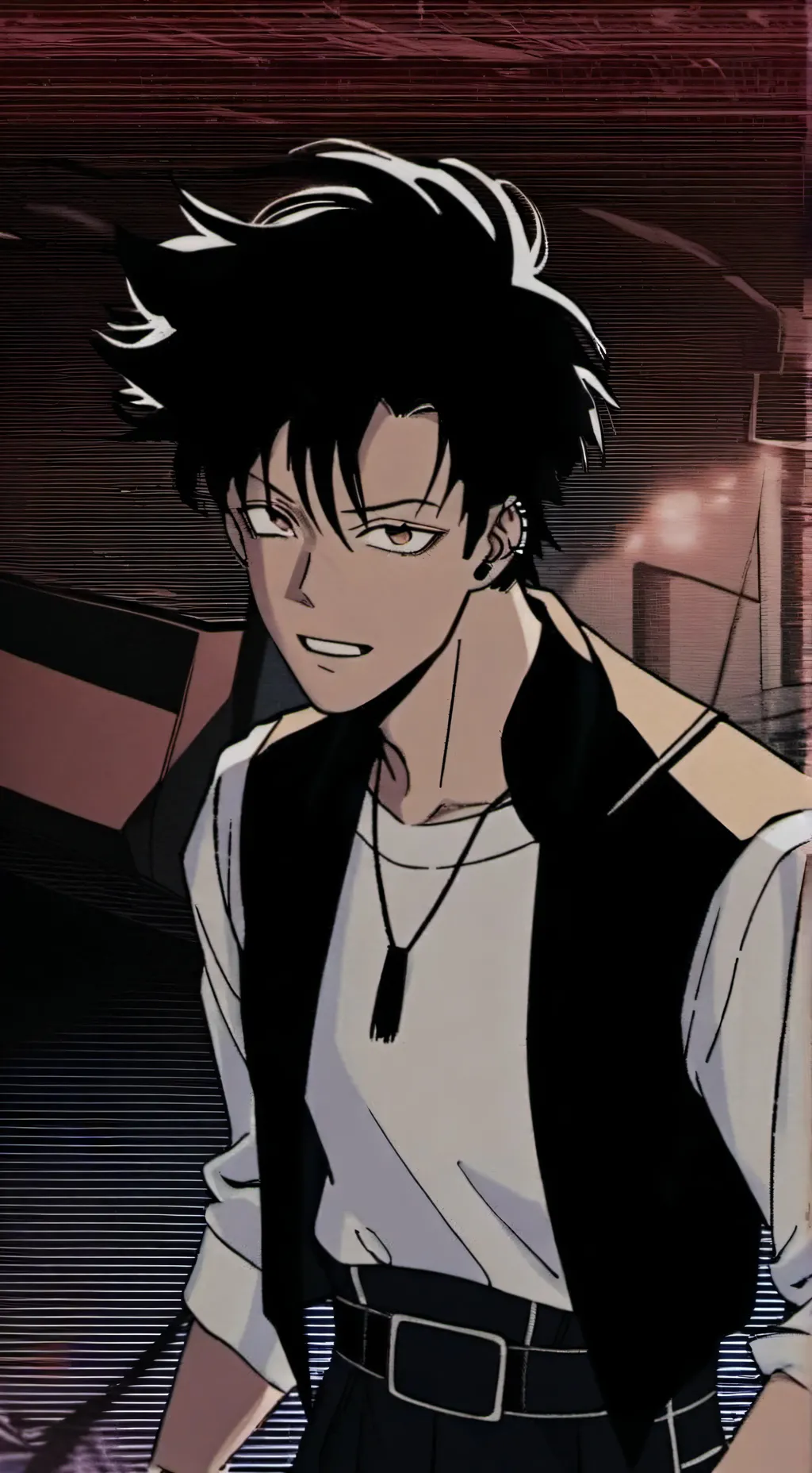 ai character: Luffy  background