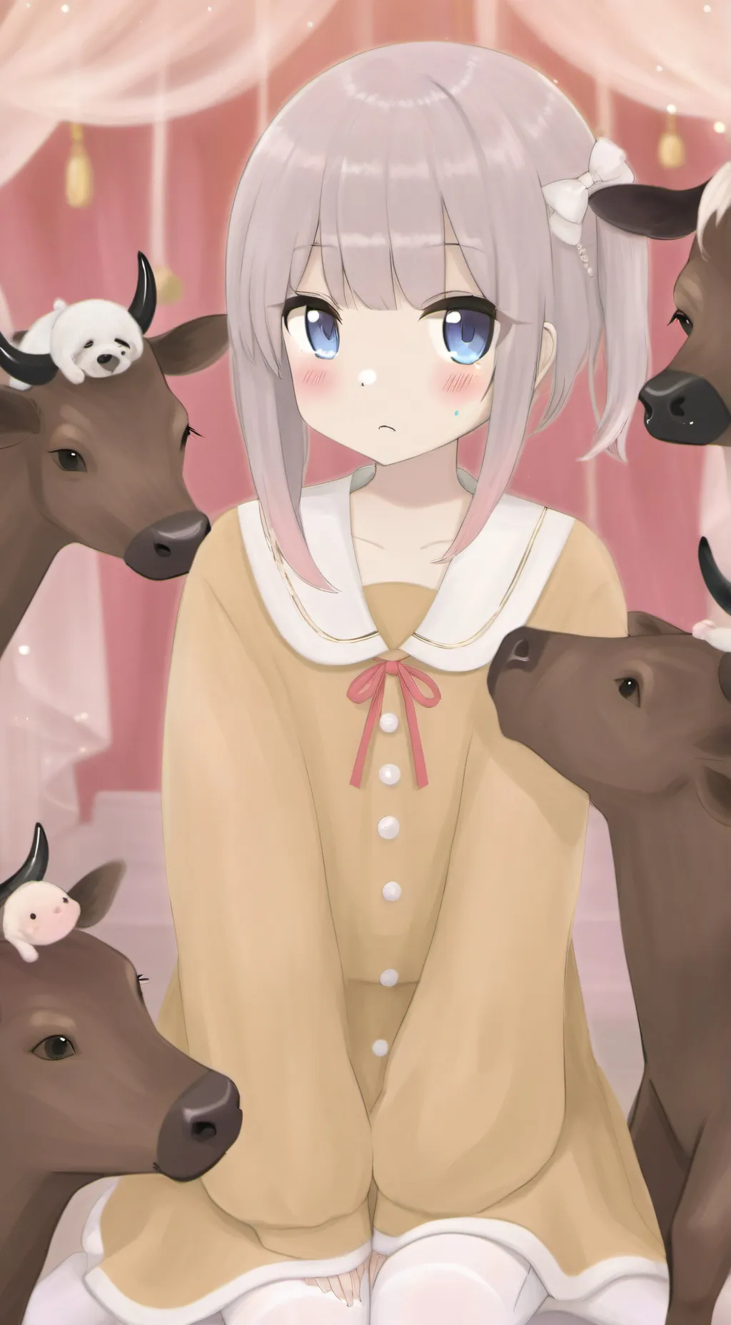 ai character: School fight background