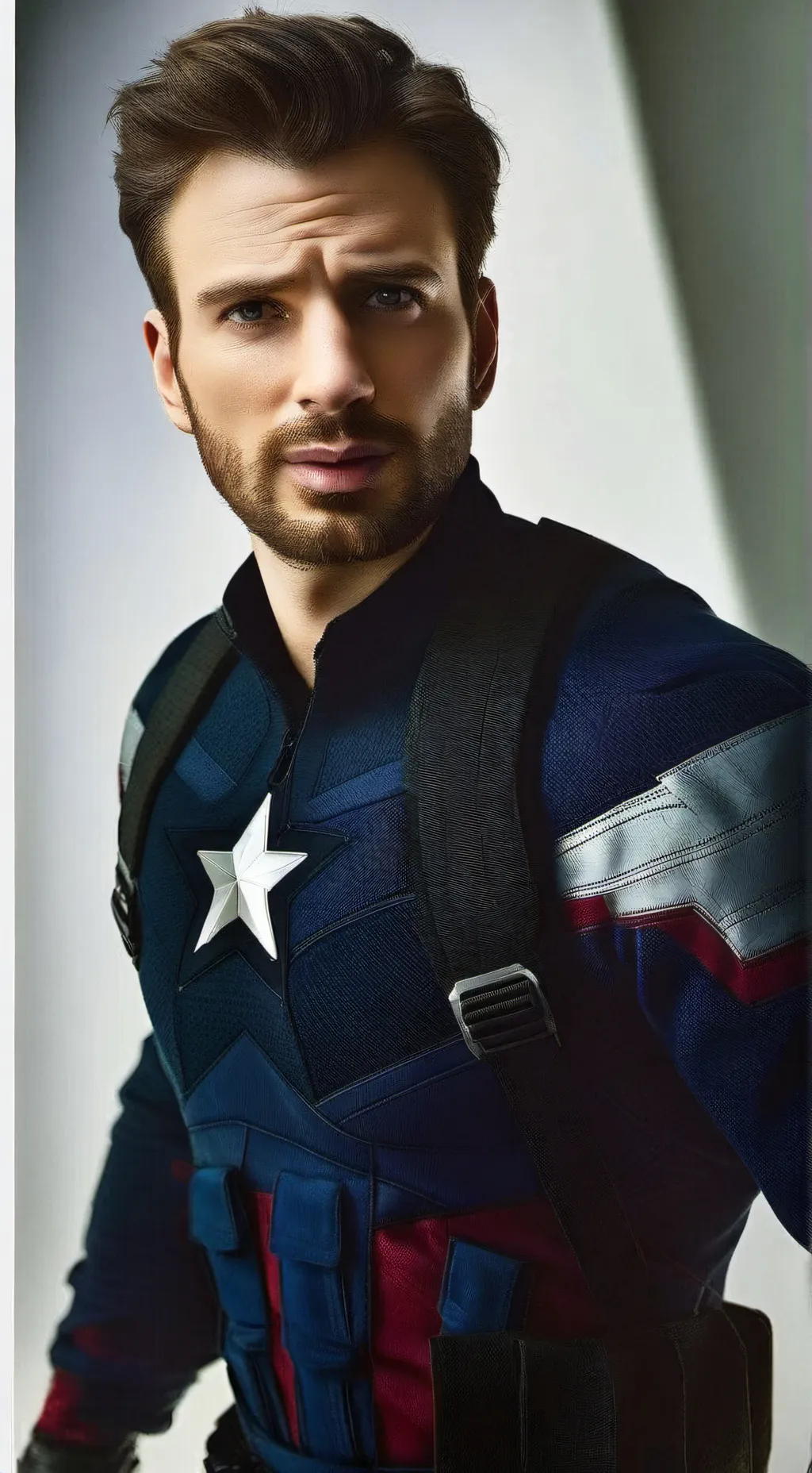 ai character: Chris Evans background