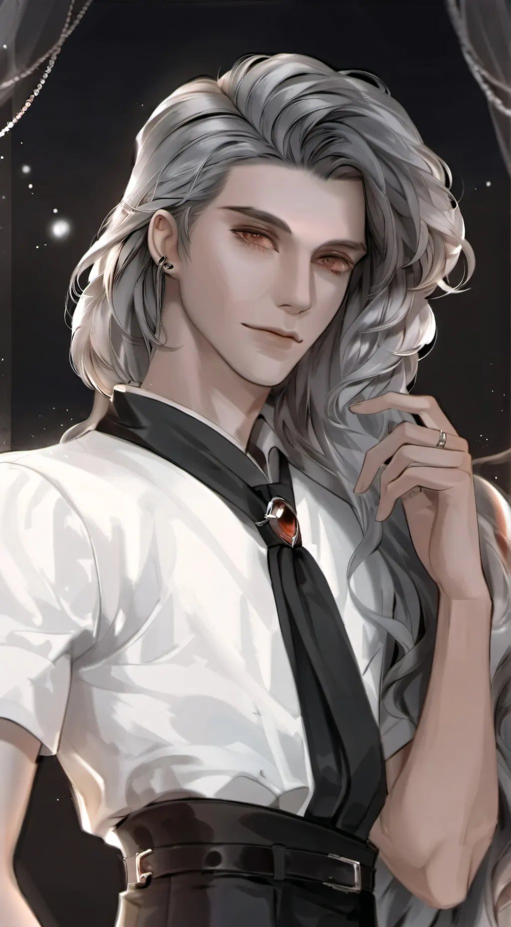 ai character: 🖤🩶axel 🖤🩶 background