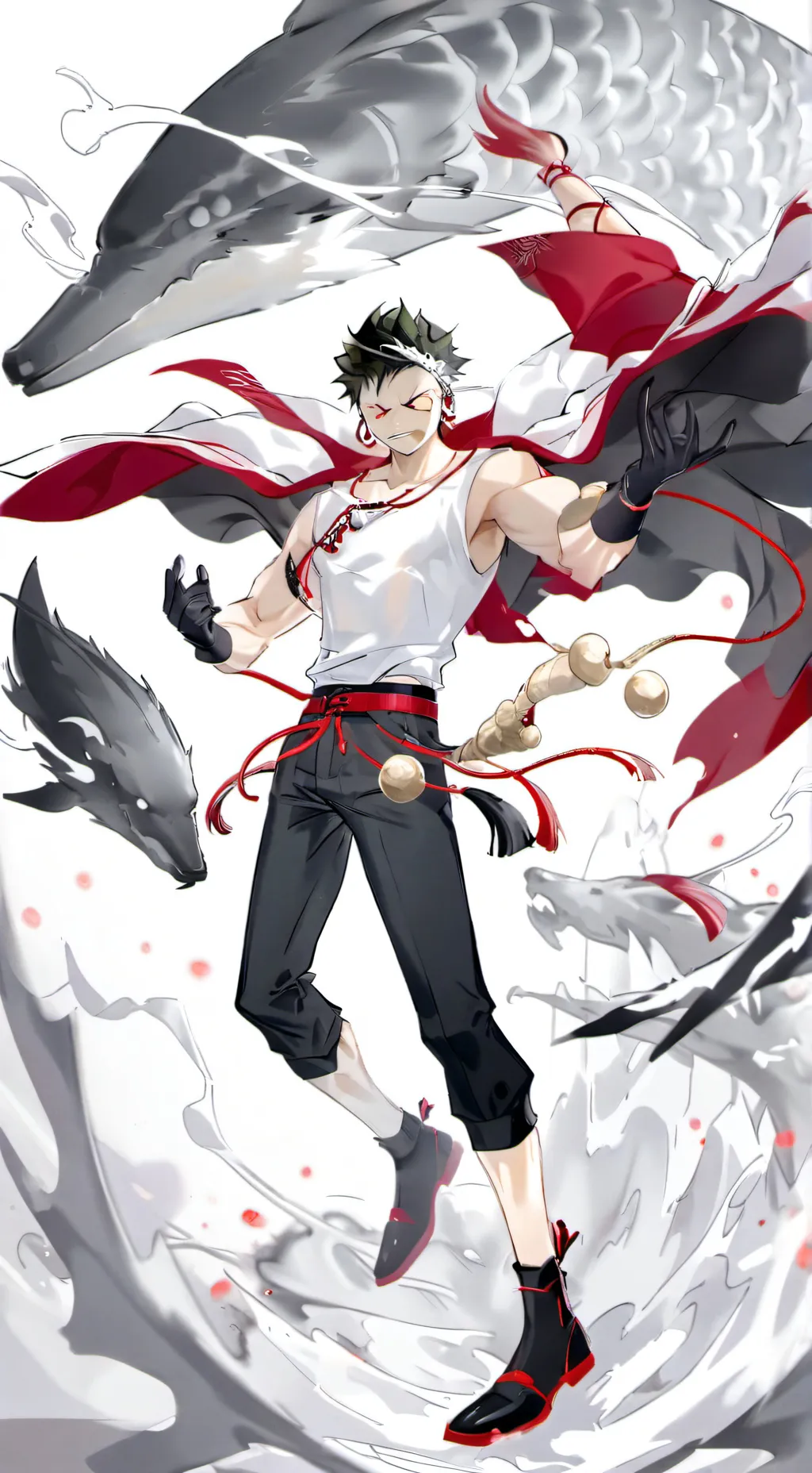 ai character: yandere school background