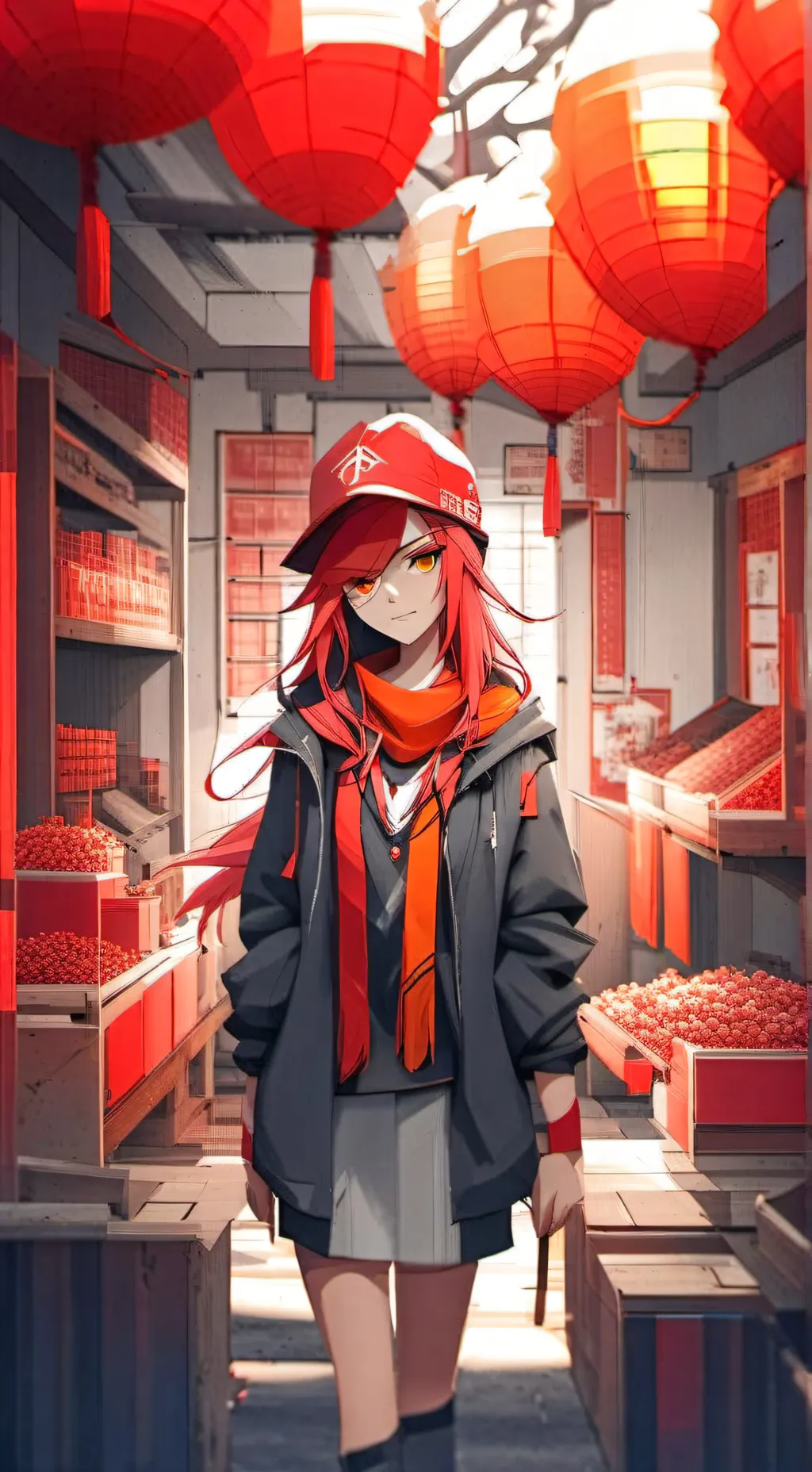 ai character: alessia  background