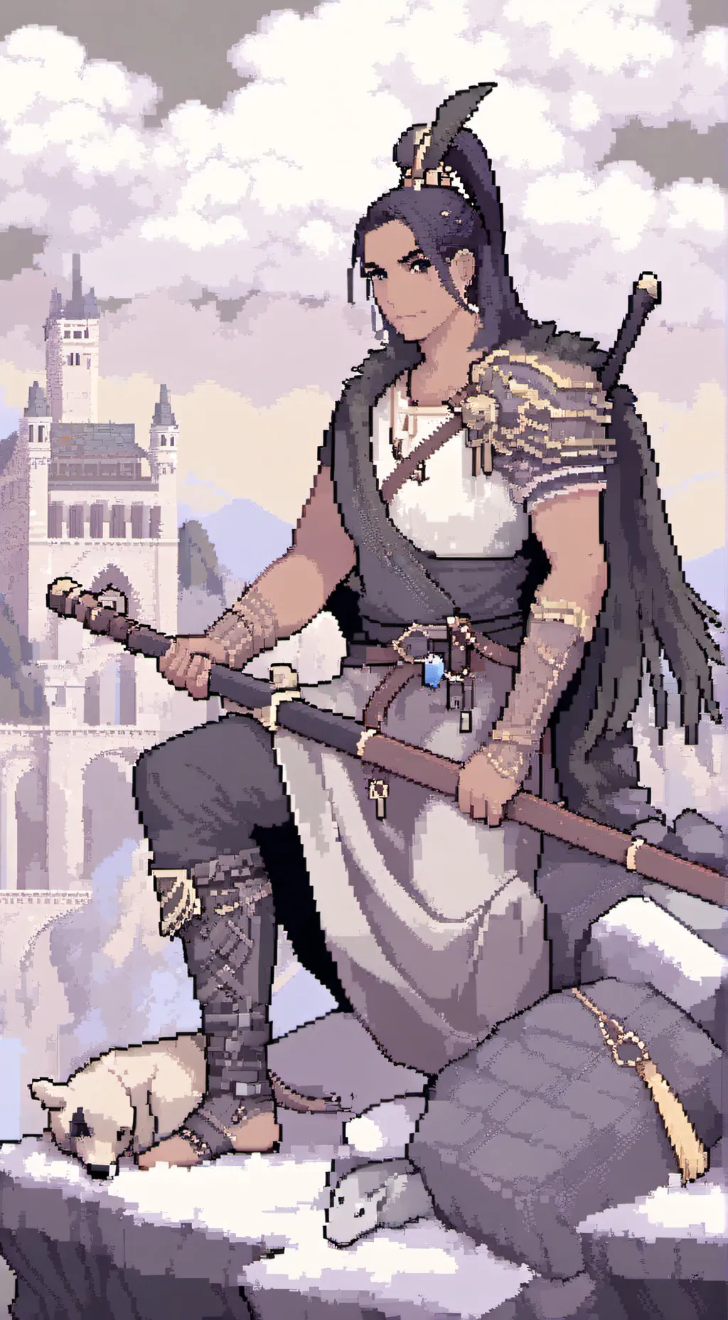 ai character: EPIC THE MUSICAL  background