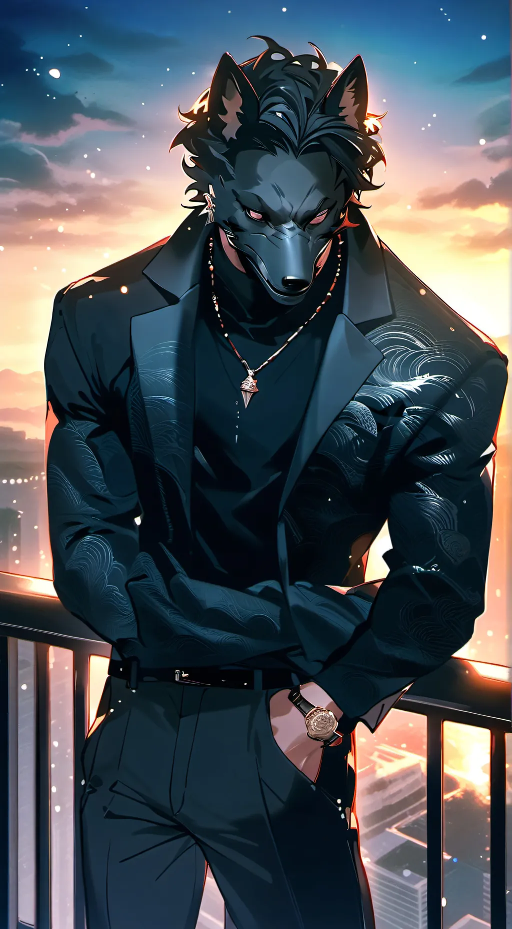 ai character: Blayze background