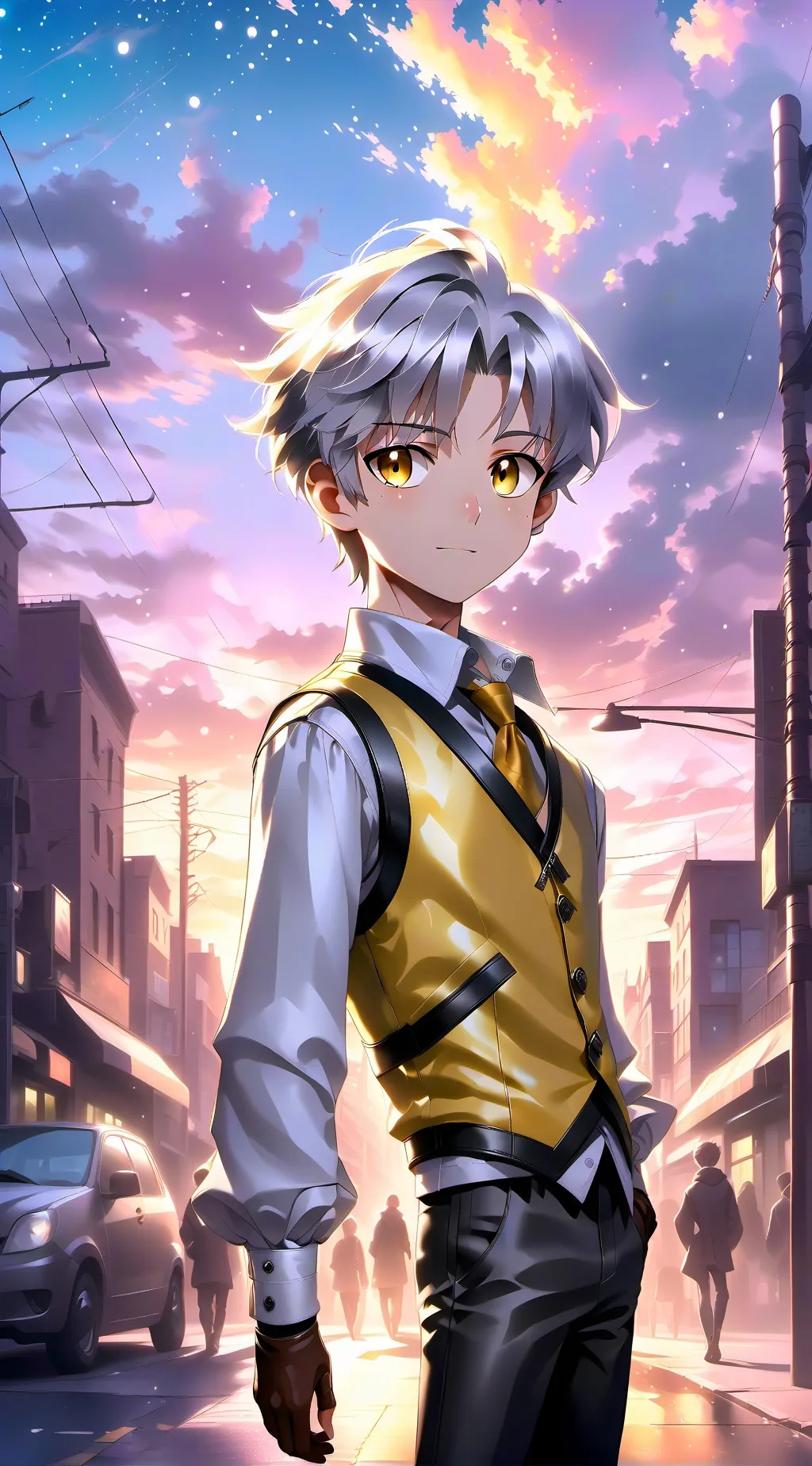 ai character: lovely  background