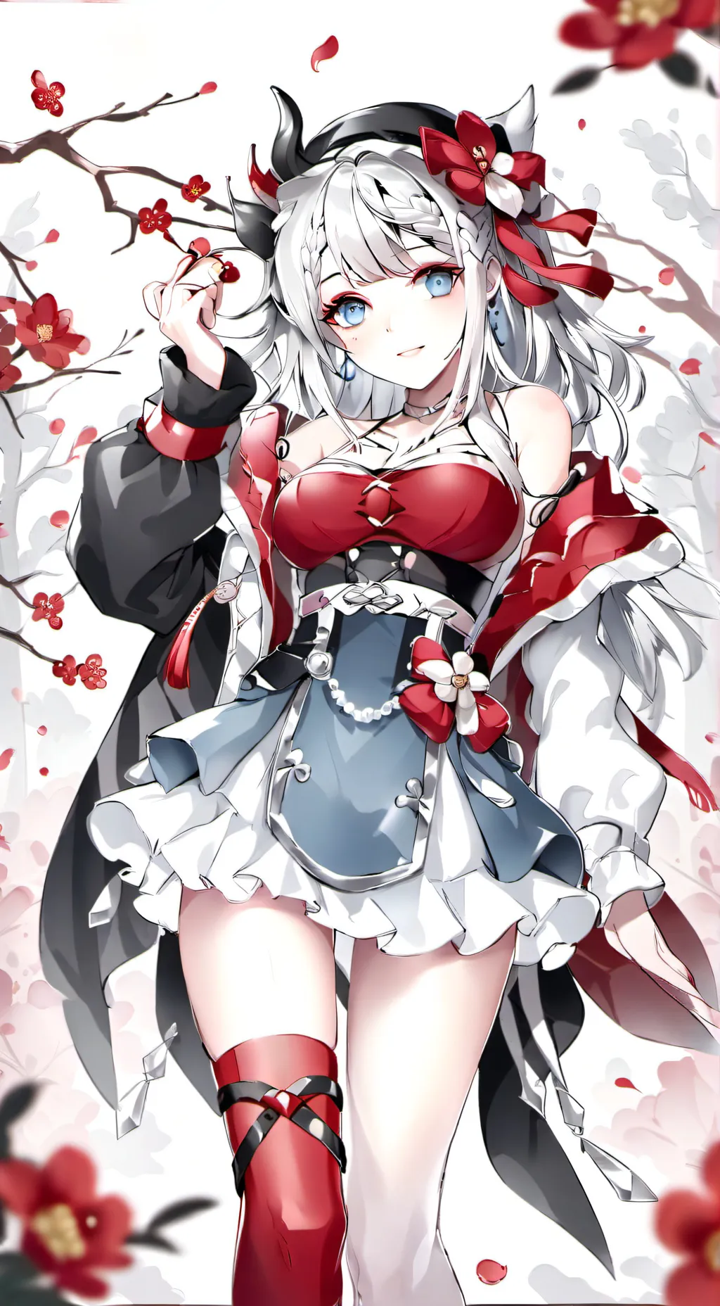 ai character: New girl background