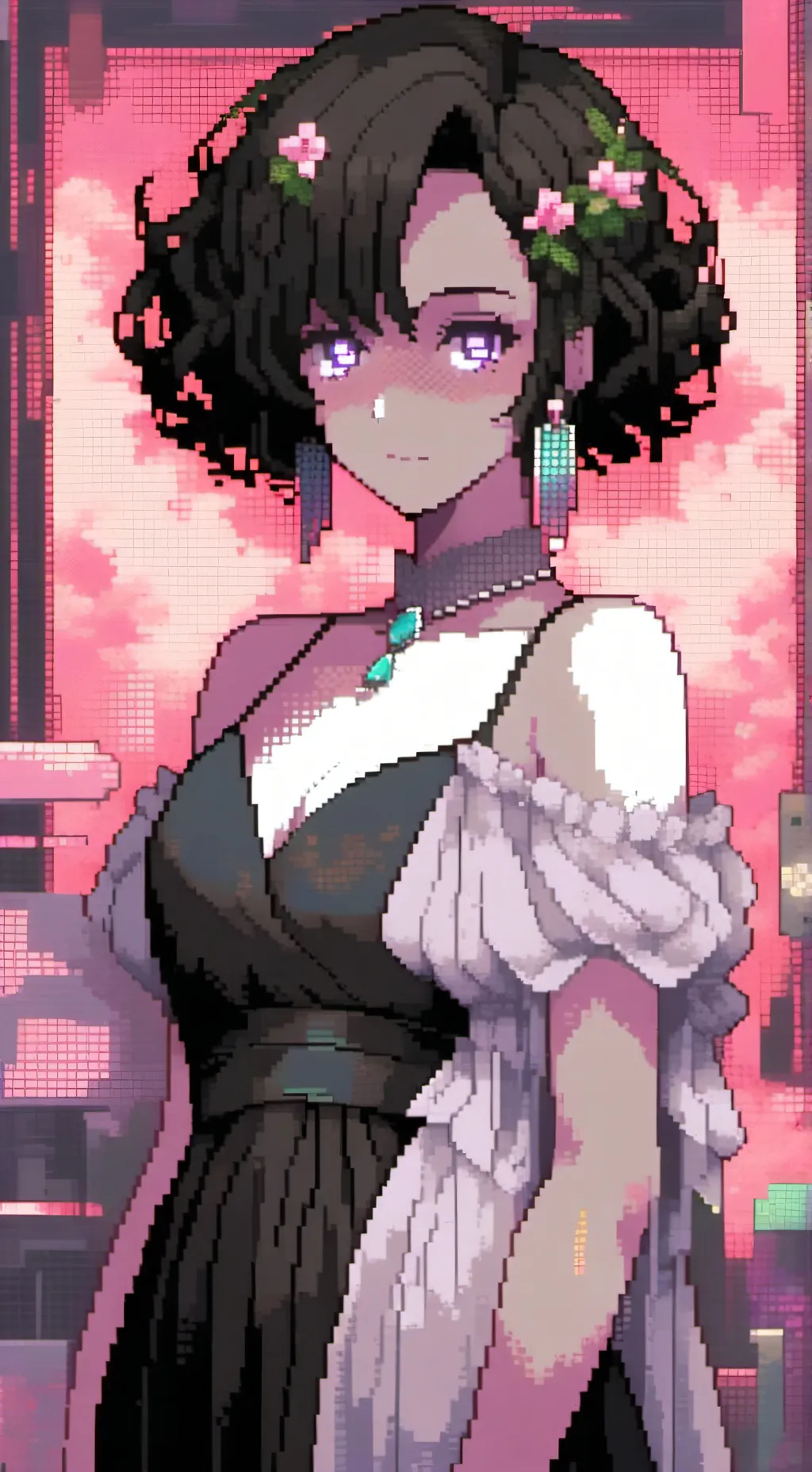 ai character: Sukura Star-Glow background