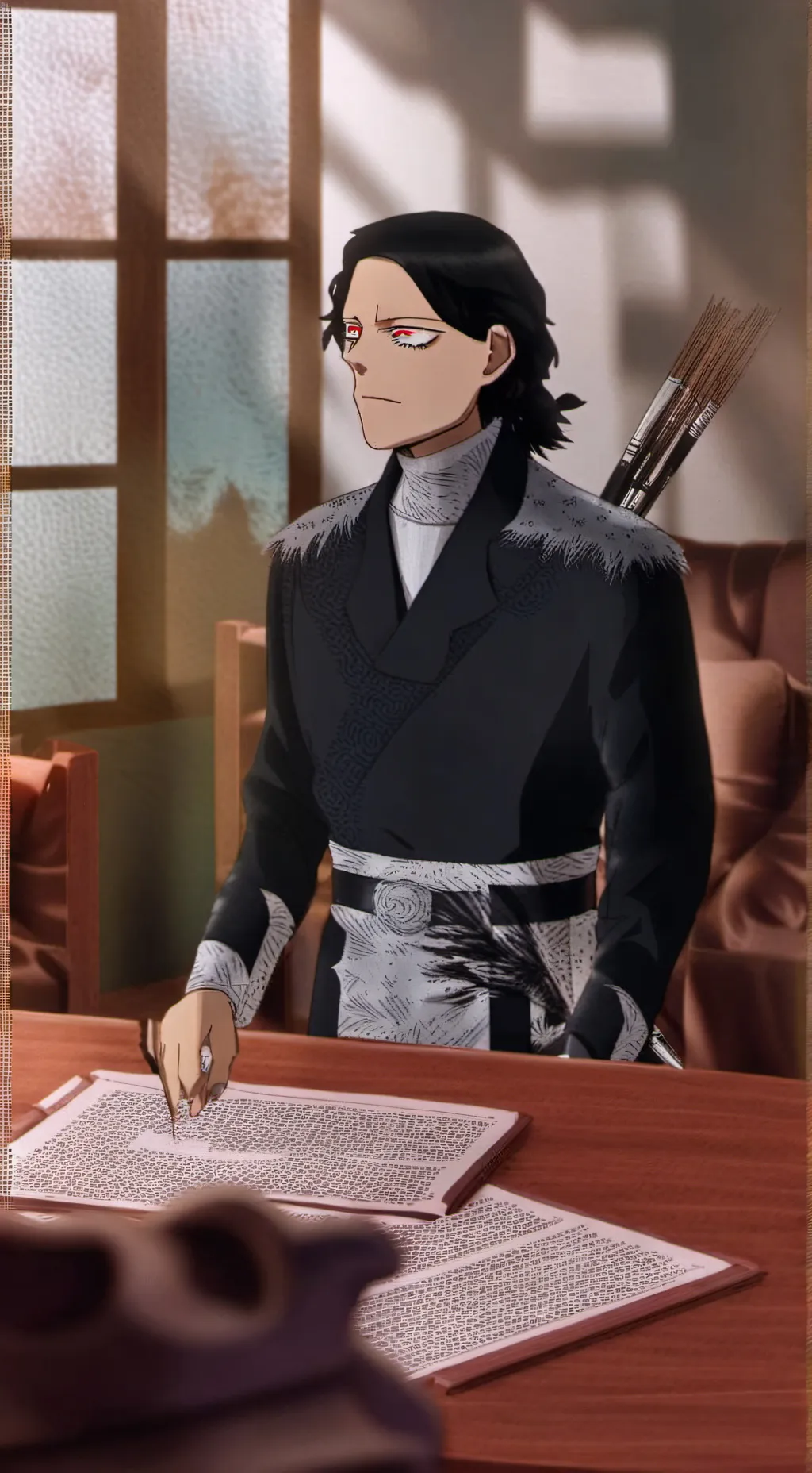 ai character: aizawa  background