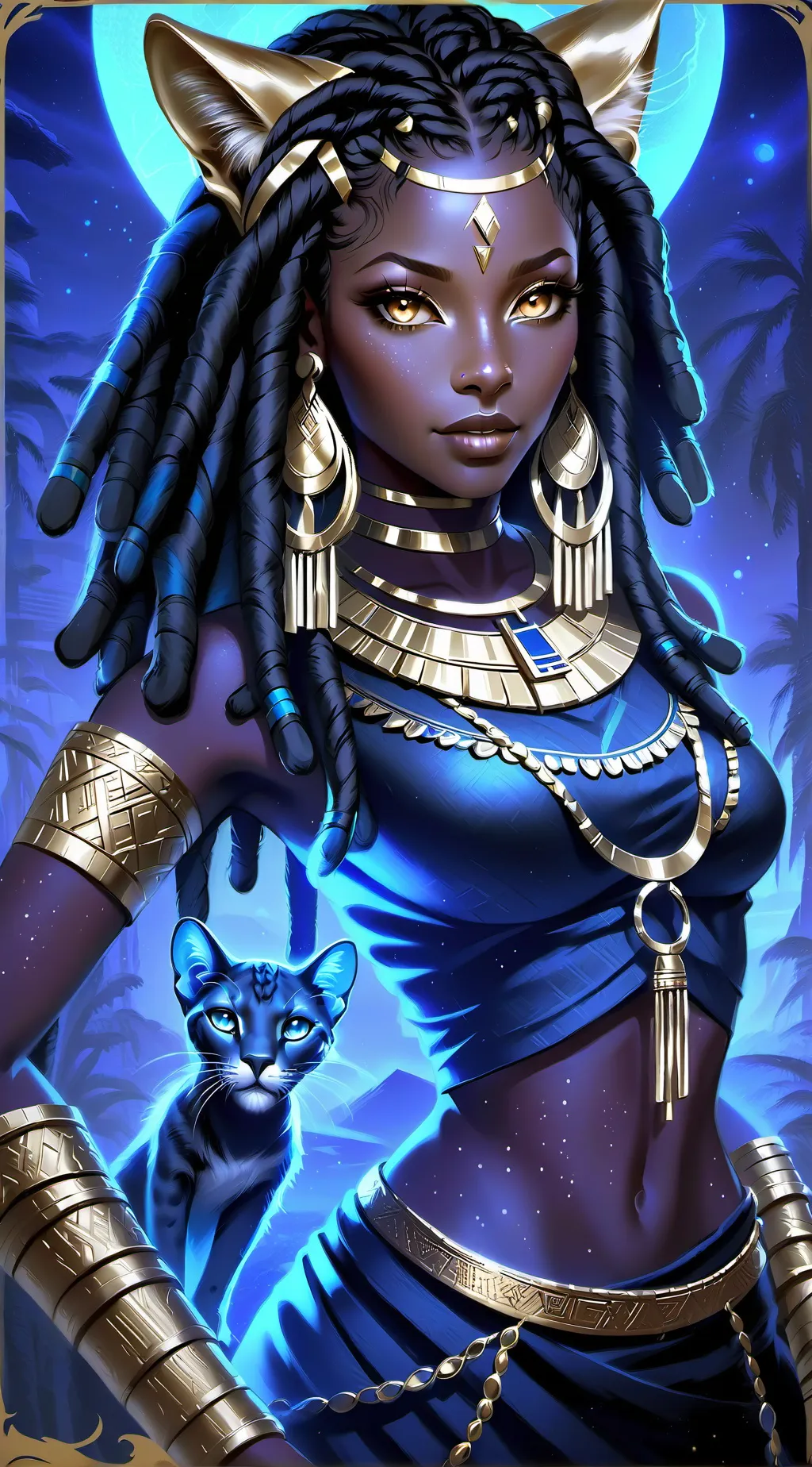 Talkie AI - Chat with Bastet(human form)
