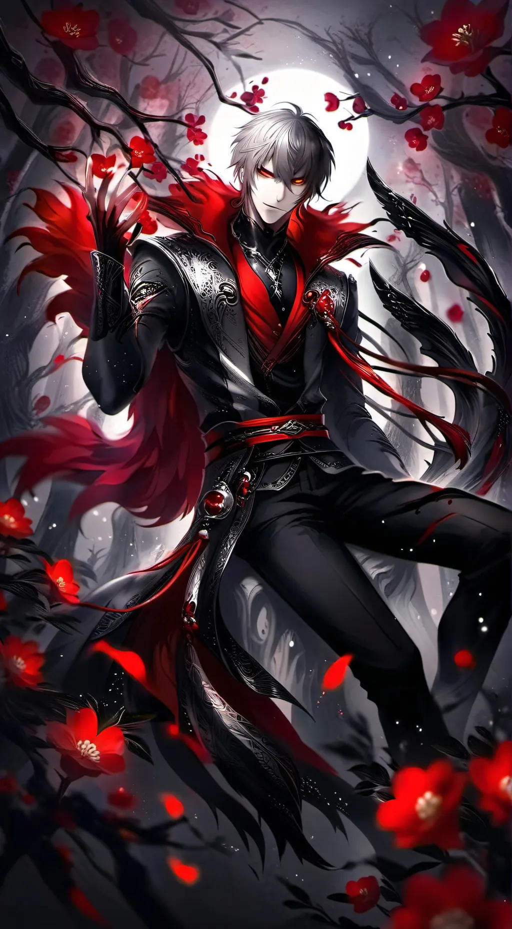 ai character: Lucifer  background