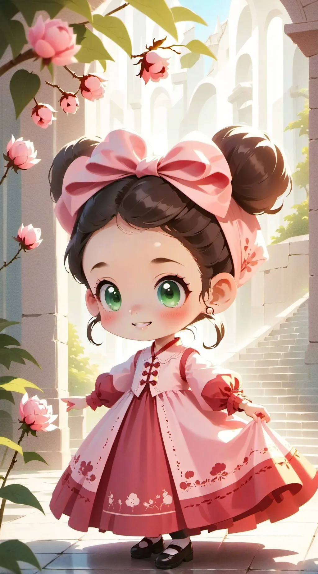 ai character: Cherrybelle background