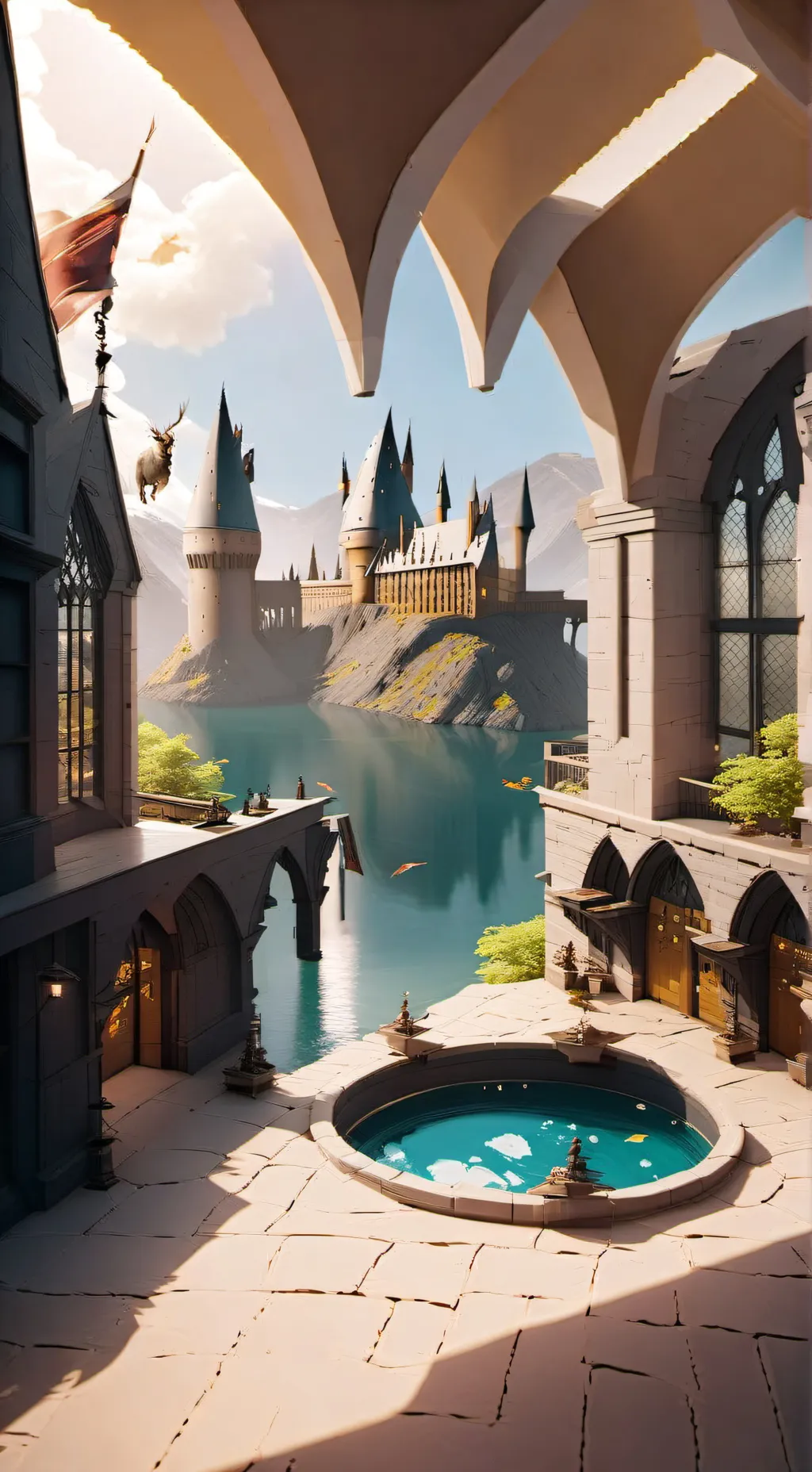 ai character: Hogwarts (toxic) background