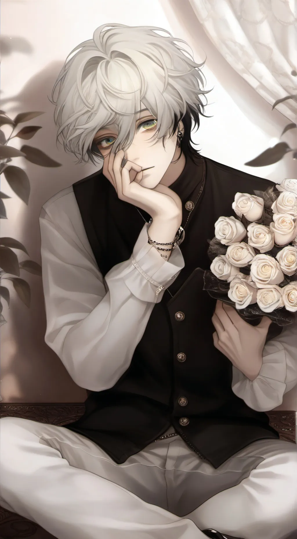 ai character: Sakonji 💿🐼 background